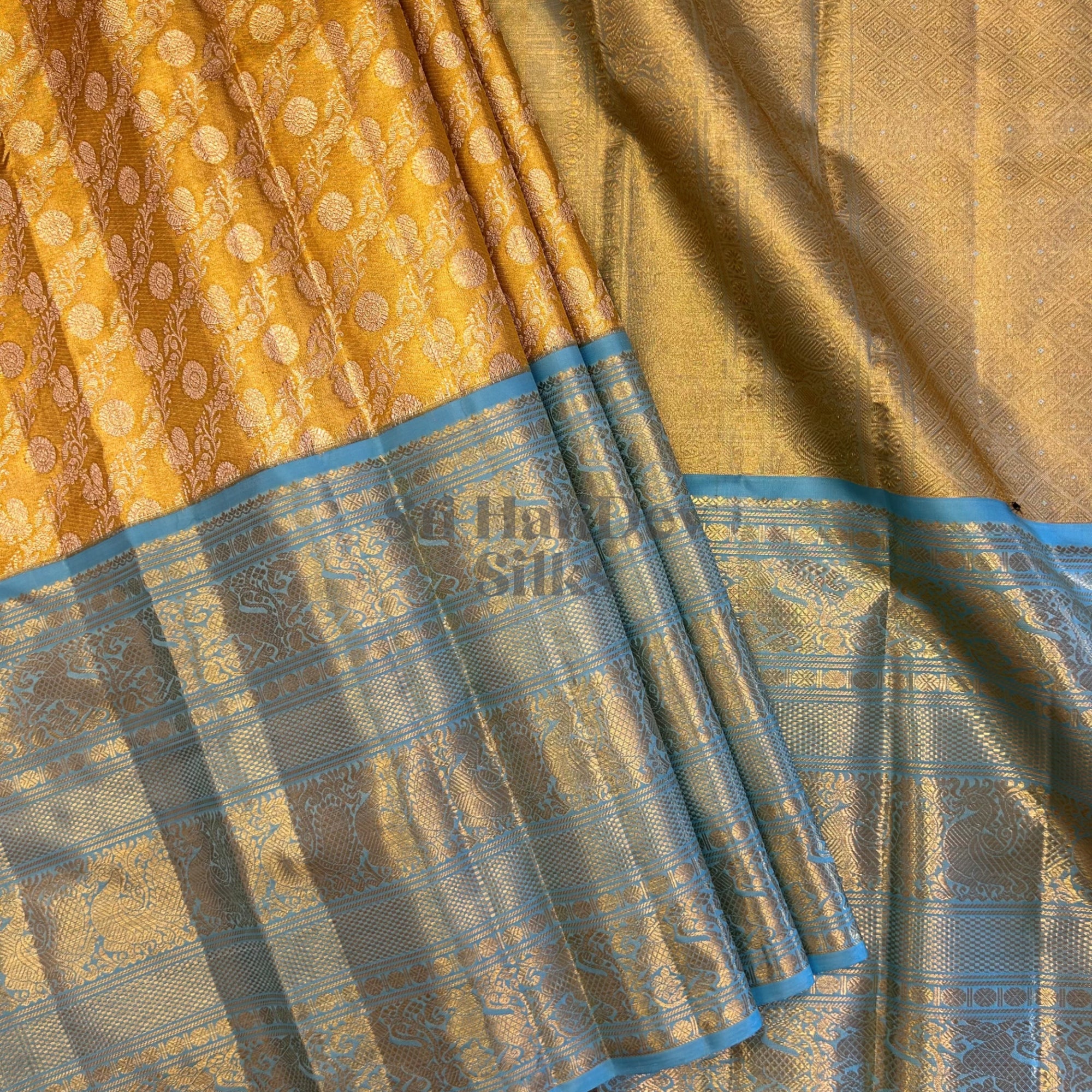 SHSTAN01 Kanchipuram Pure Handloom Silk Sari