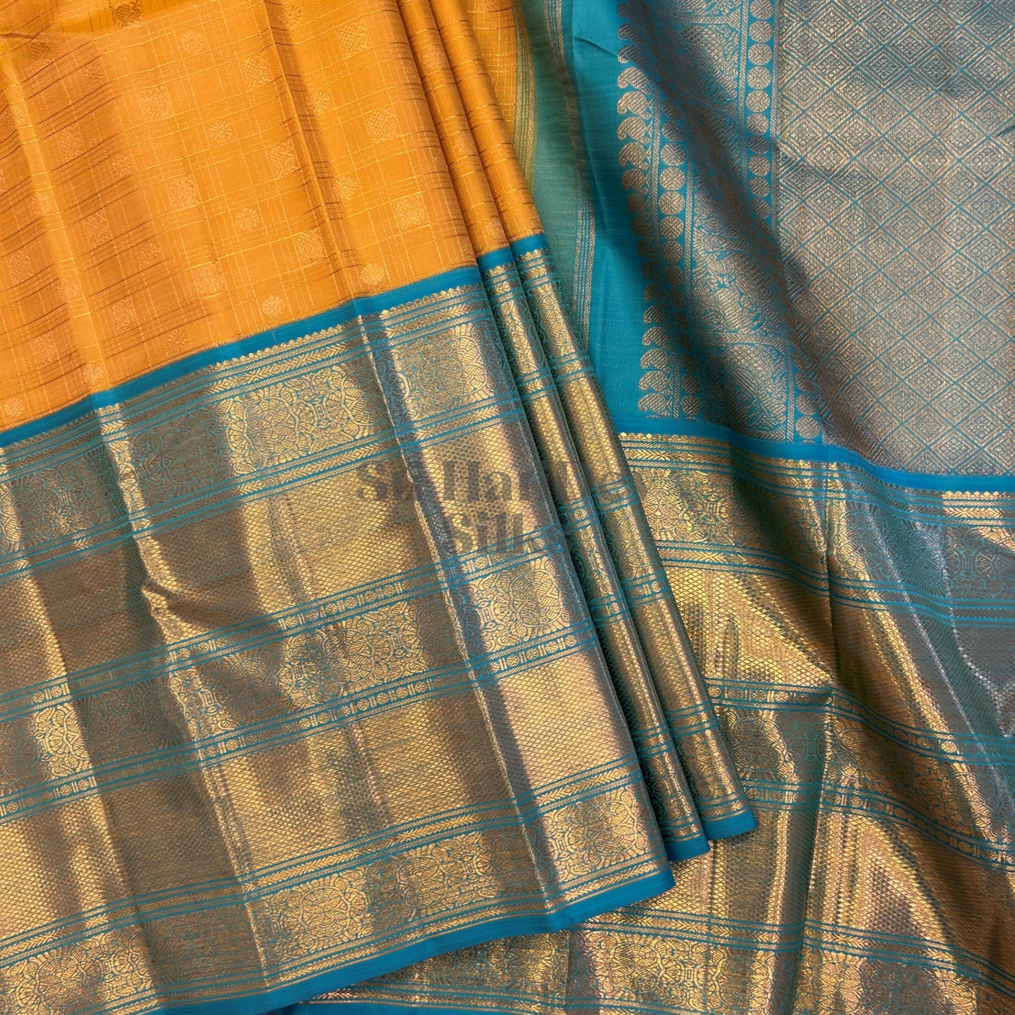 SHS8549 Kanchipuram pure handloom Silk Sari