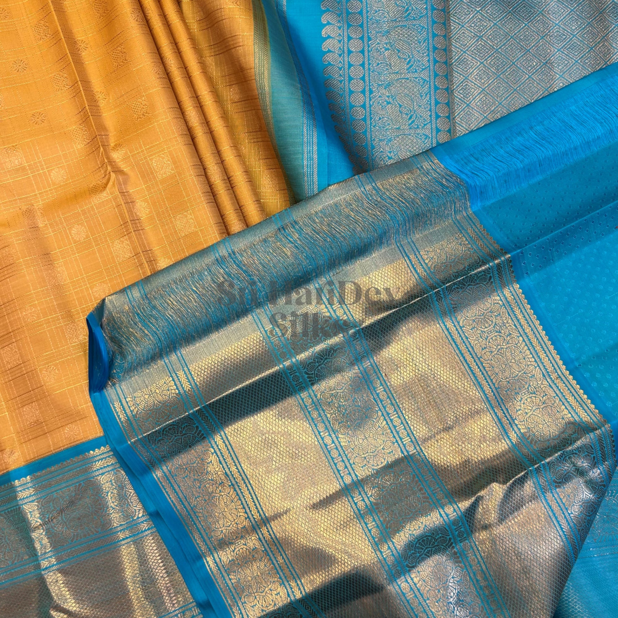 SHS8549 Kanchipuram pure handloom Silk Sari