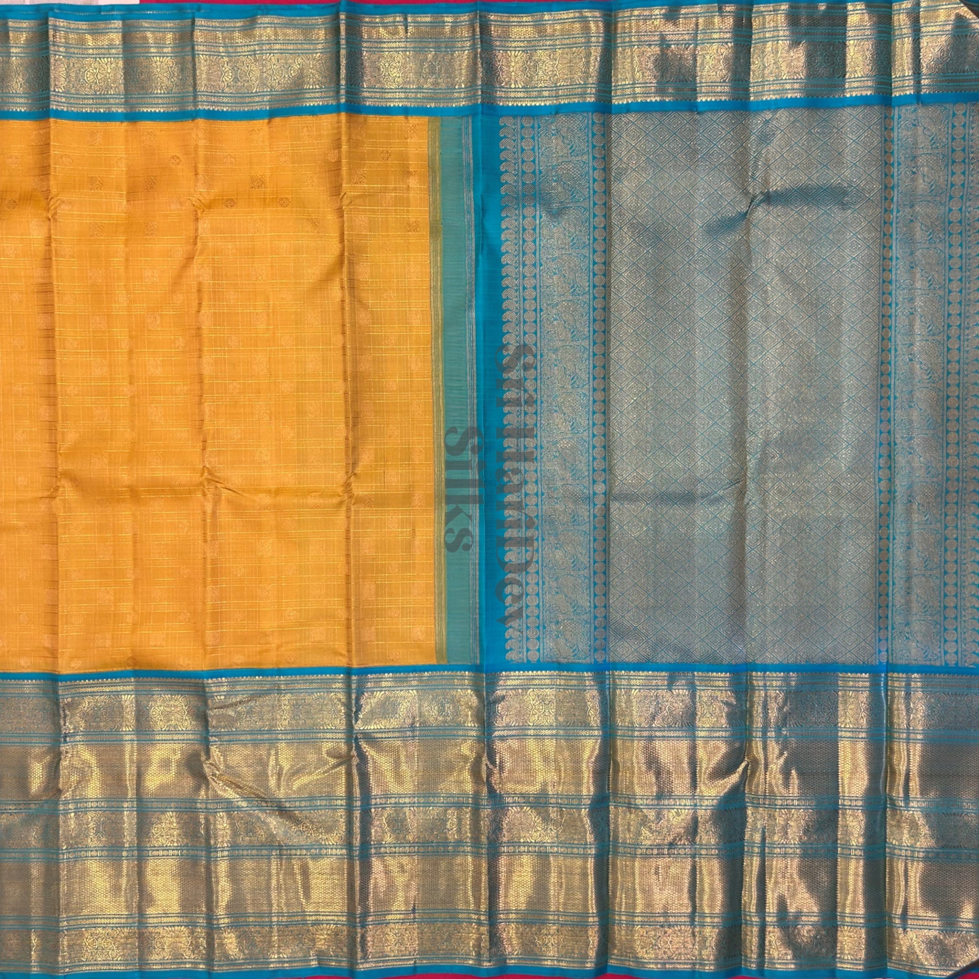 SHS8549 Kanchipuram pure handloom Silk Sari