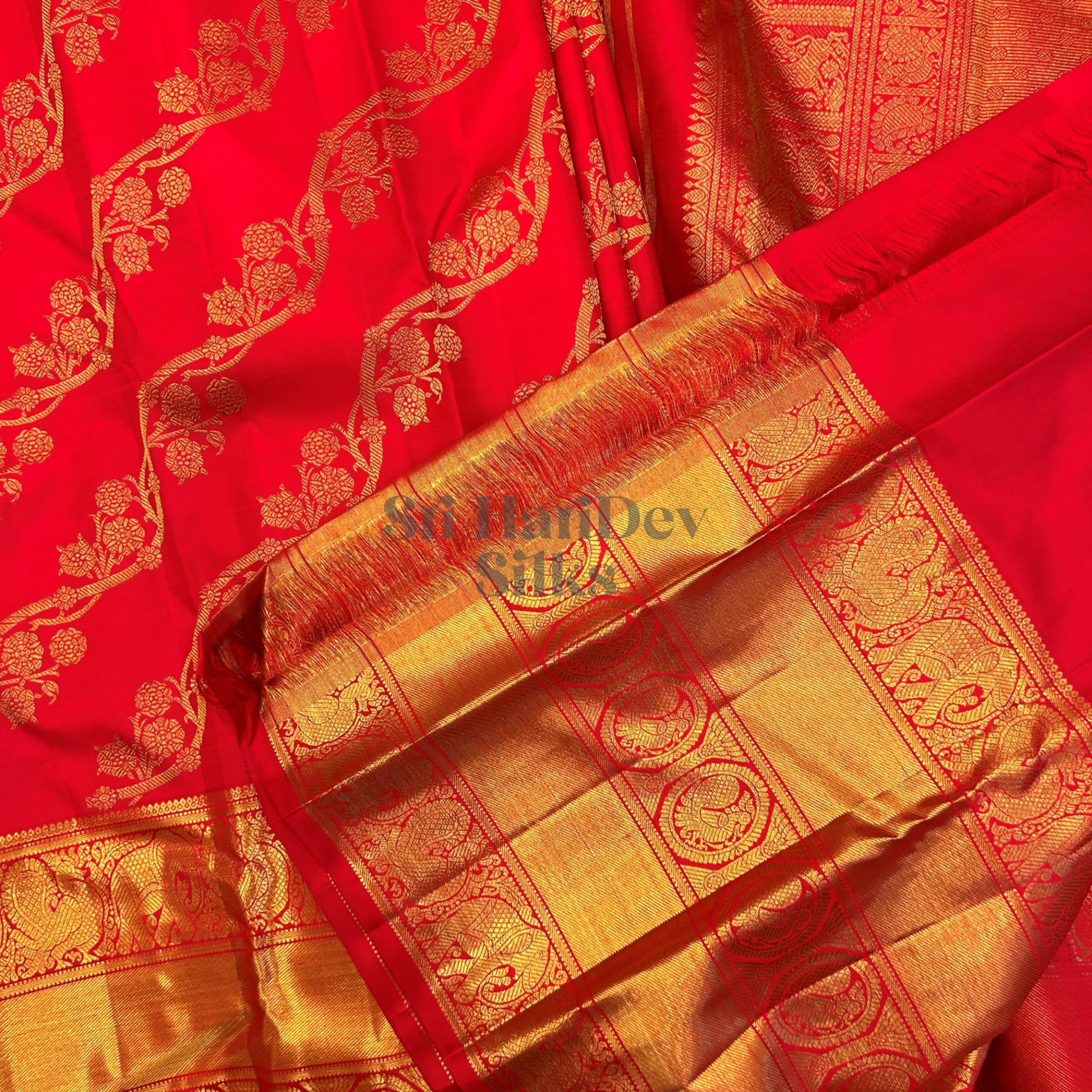 SHS8557 Kanchipuram Handloom Silk Saree