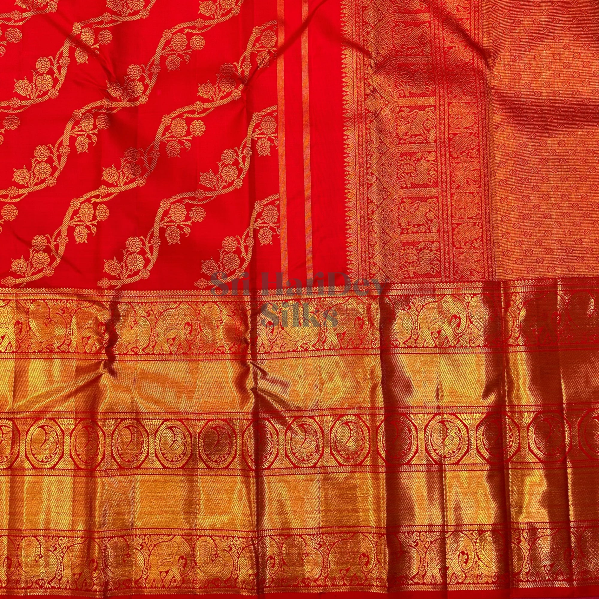 SHS8557 Kanchipuram Handloom Silk Saree