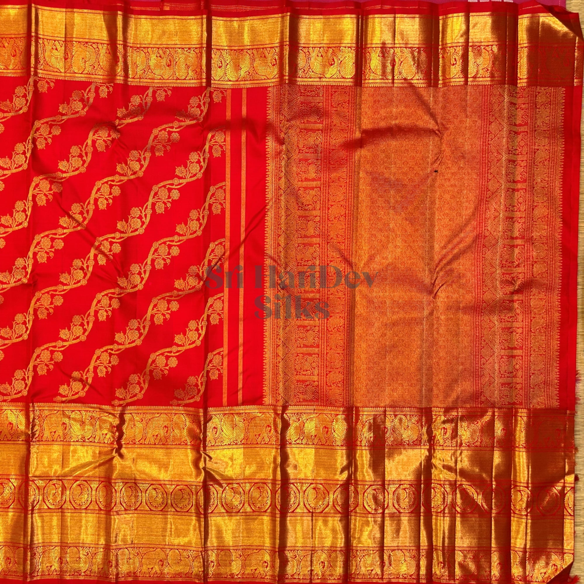 SHS8557 Kanchipuram Handloom Silk Saree