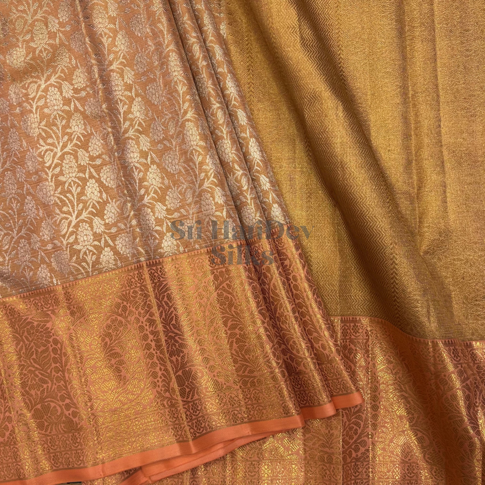 SHS8844 Kanchipuram Pure Handloom Silk Sari