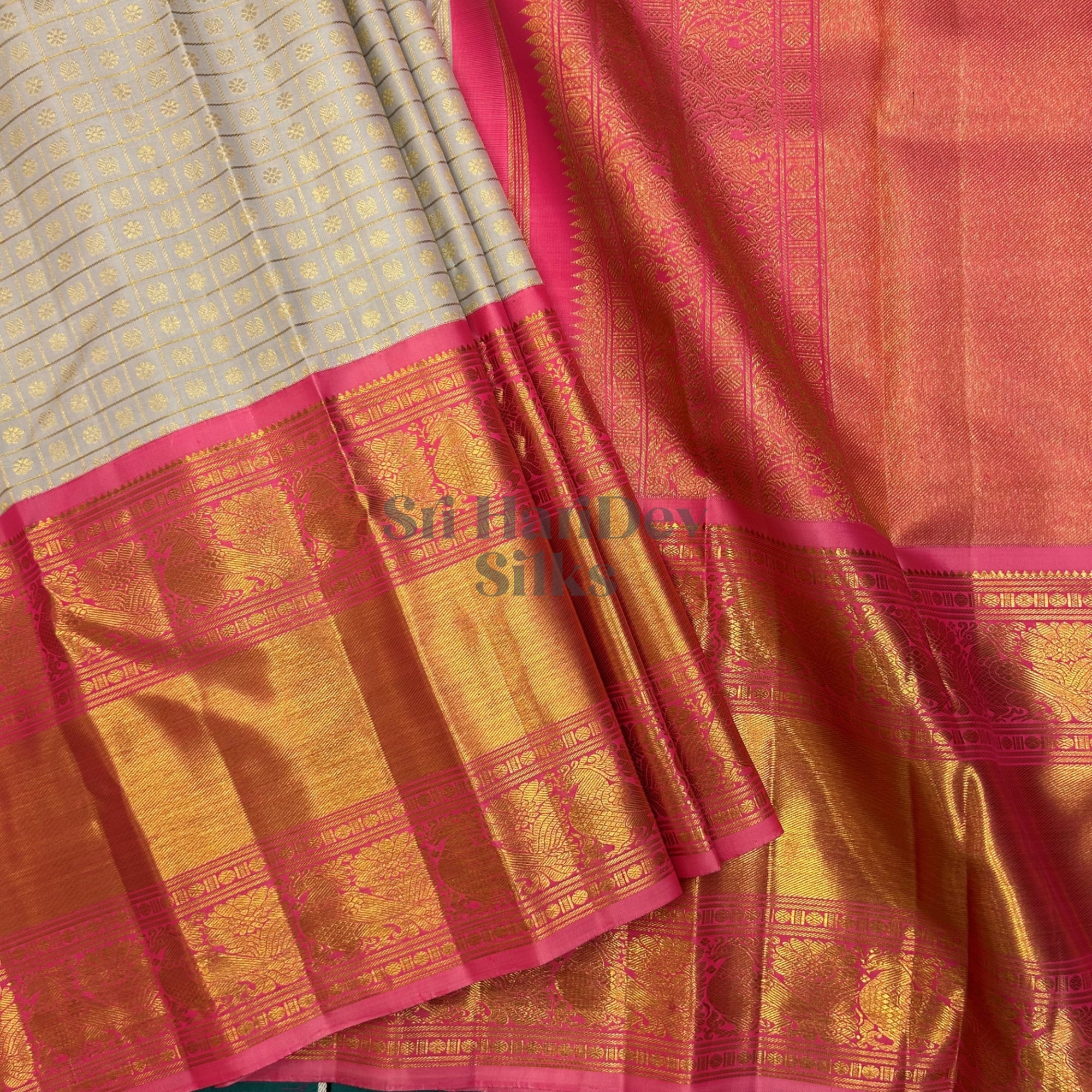 SHS8783 Kanchipuram Handloom Silk Saree