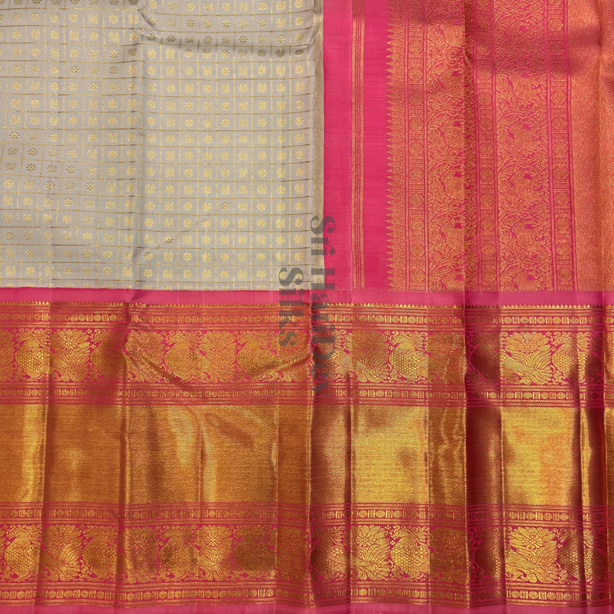 SHS8783 Kanchipuram Handloom Silk Saree