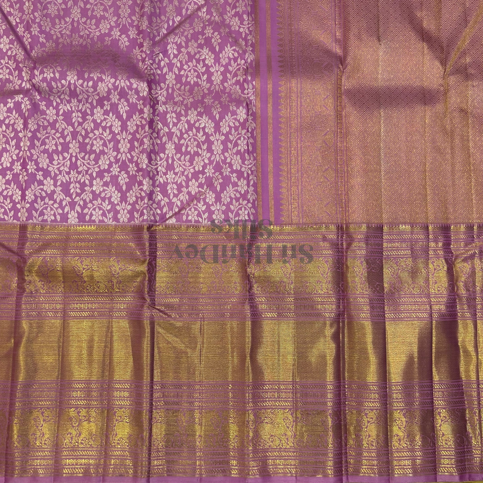 SHS8781 Kanchipuram Handloom Silk Saree