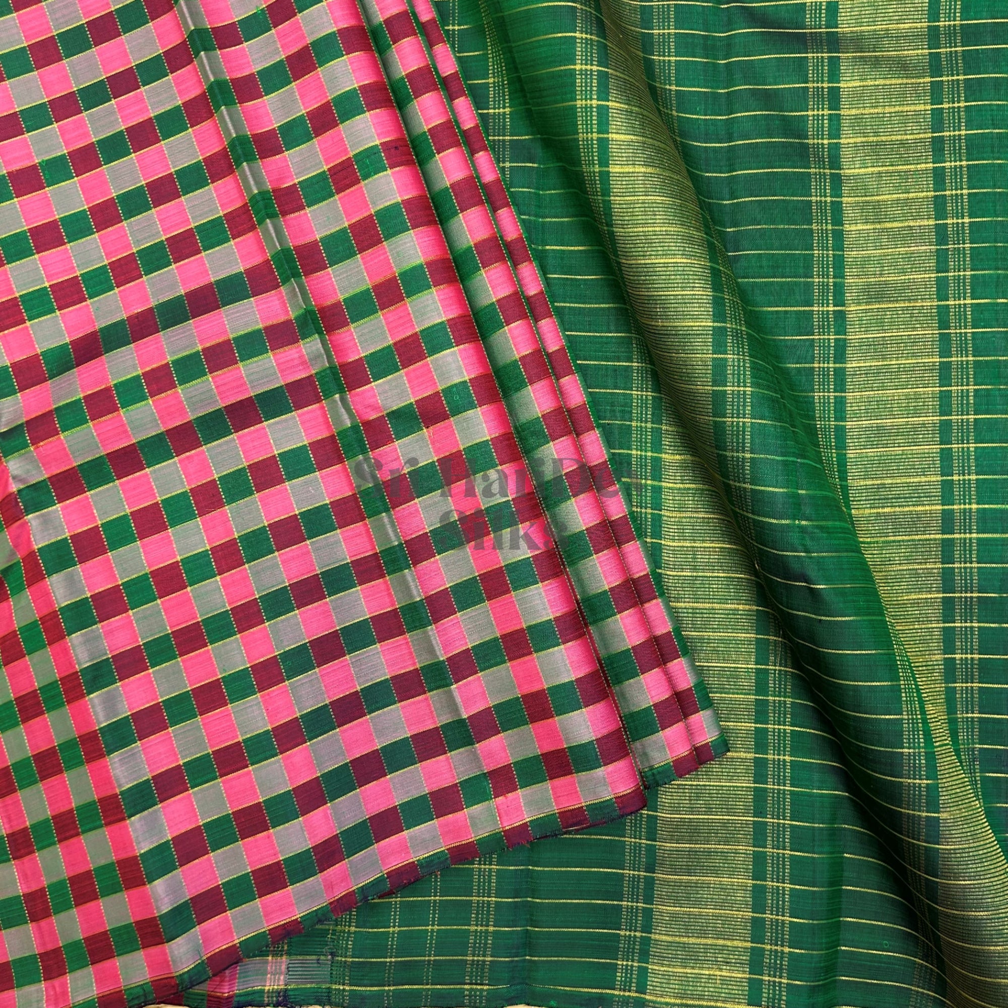 SHS8992 Kanchipuram Pure Handloom Silk Sari