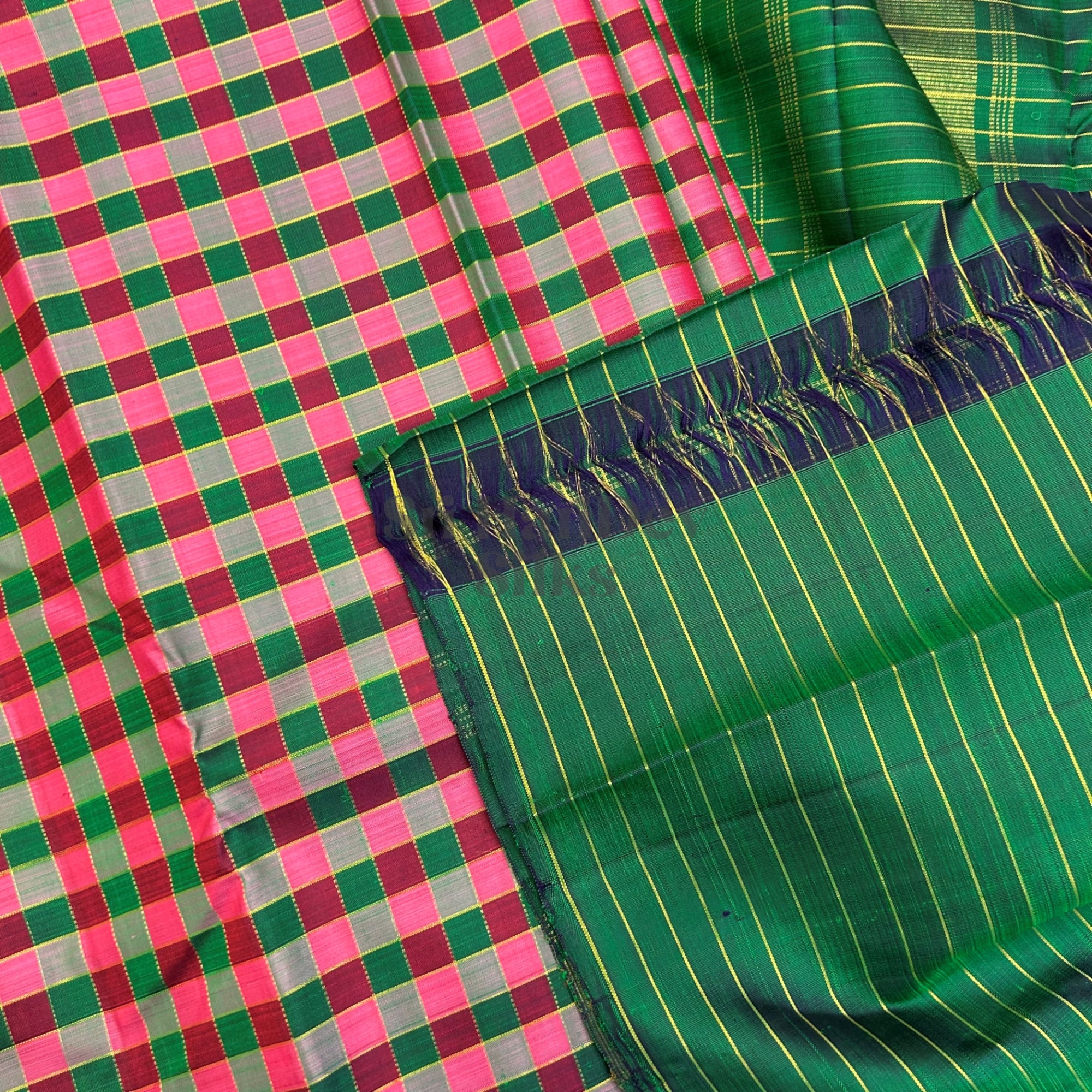 SHS8992 Kanchipuram Pure Handloom Silk Sari