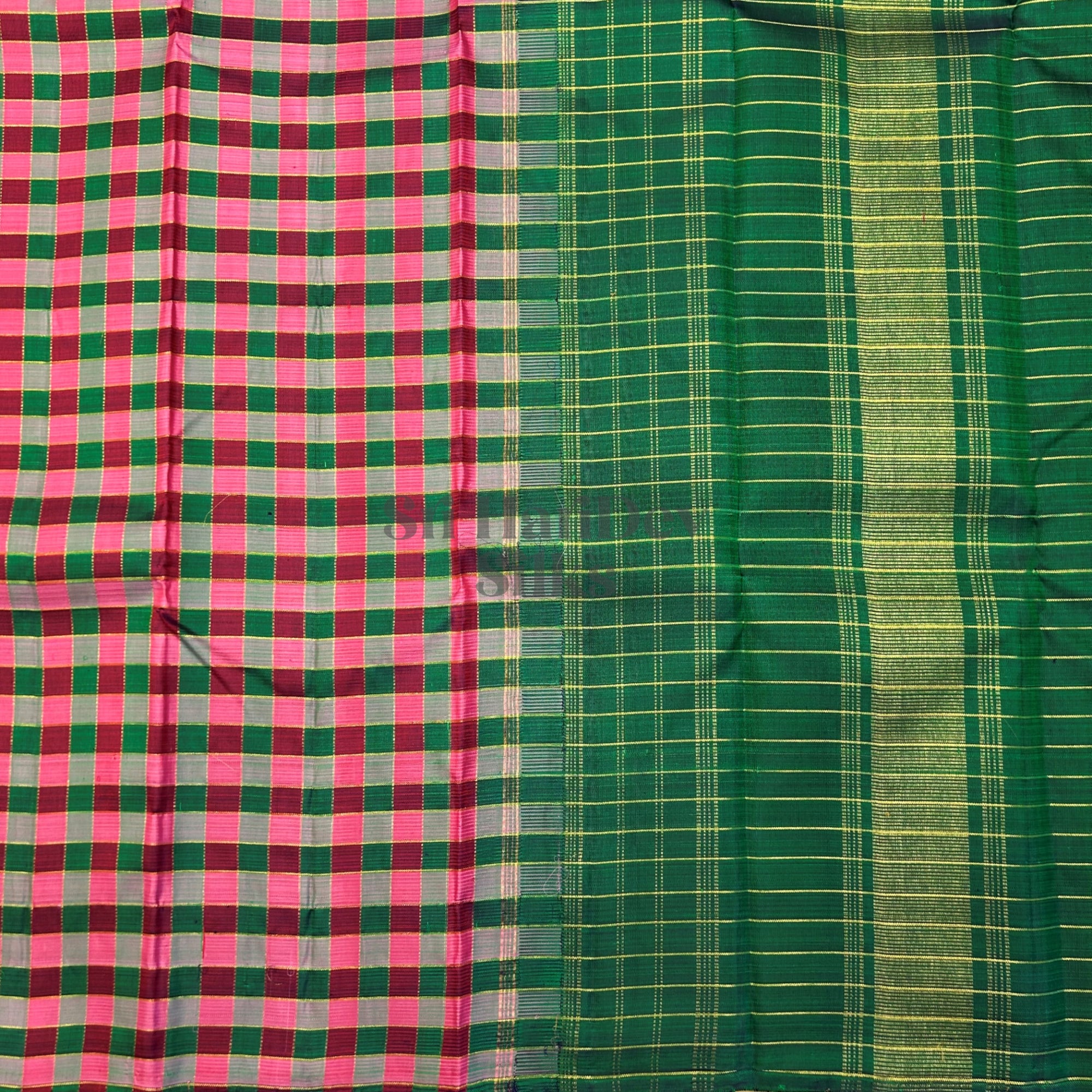 SHS8992 Kanchipuram Pure Handloom Silk Sari