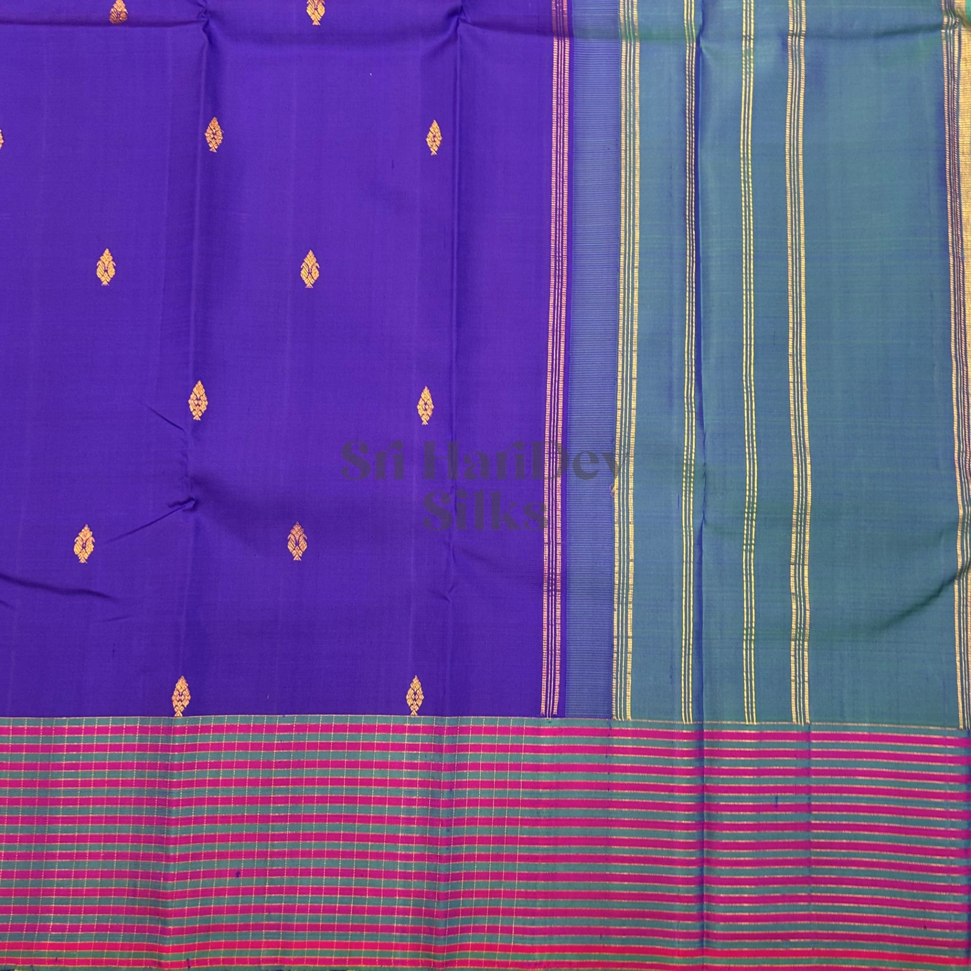 SHS8986 Kanchipuram Pure Handloom Silk Sari