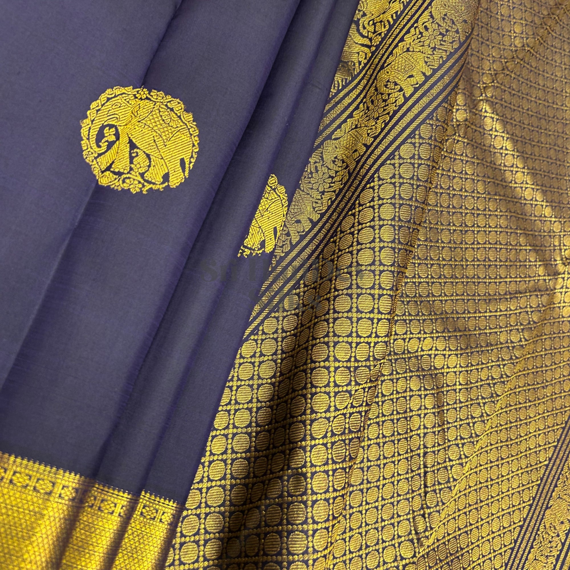 SHS8988 Kanchipuram Pure Handloom Silk Sari