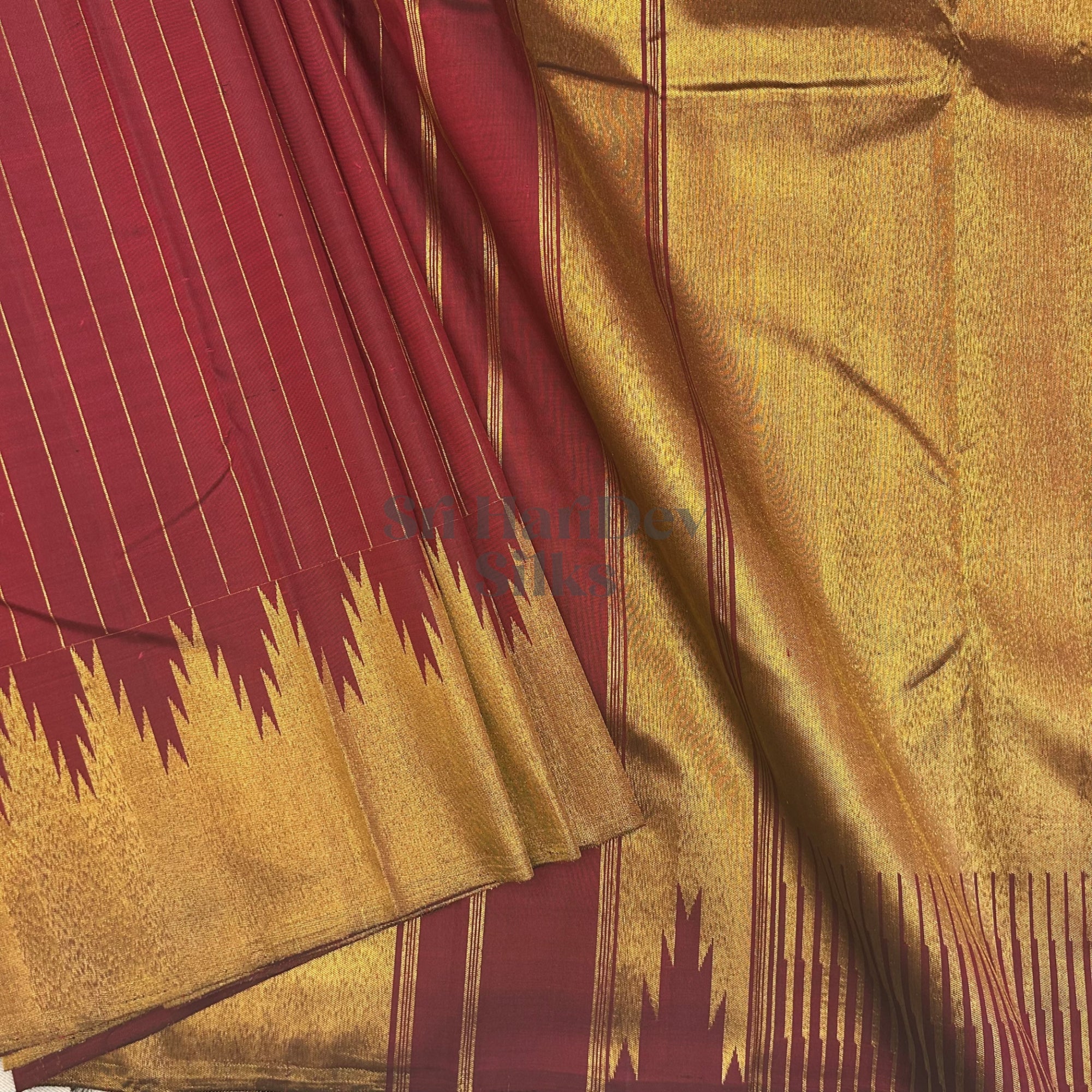 SHS9021 Kanchipuram Pure Handloom Silk Sari