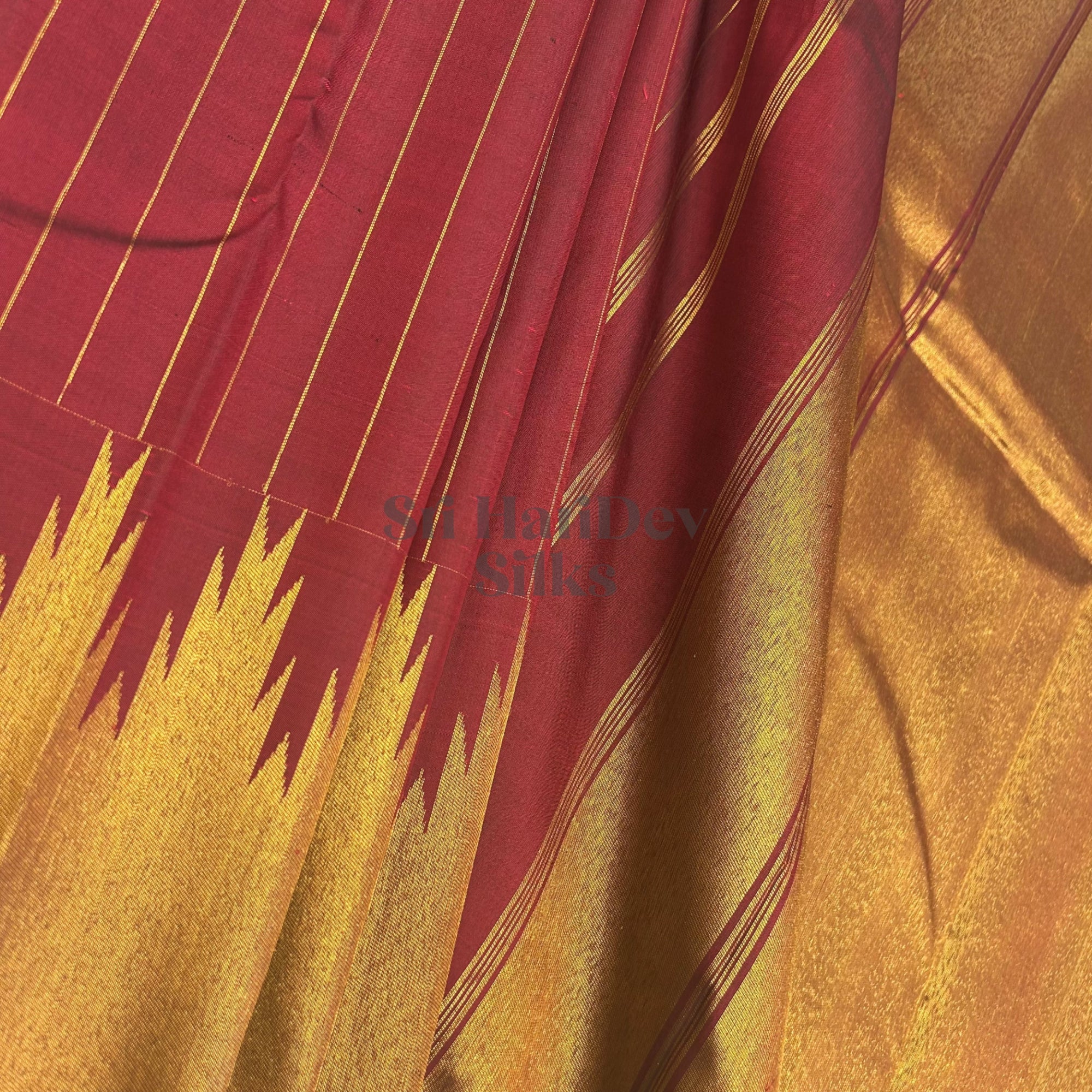 SHS9021 Kanchipuram Pure Handloom Silk Sari