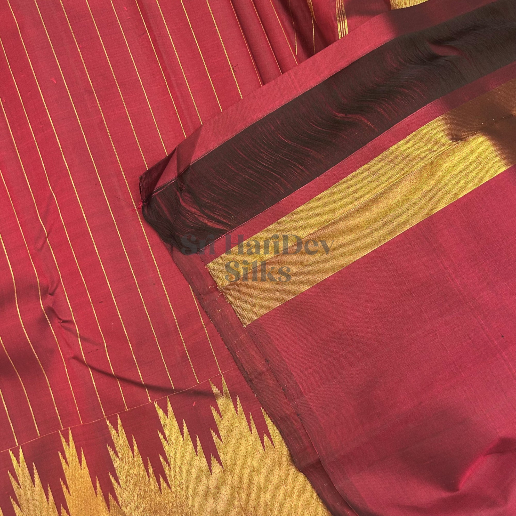 SHS9021 Kanchipuram Pure Handloom Silk Sari