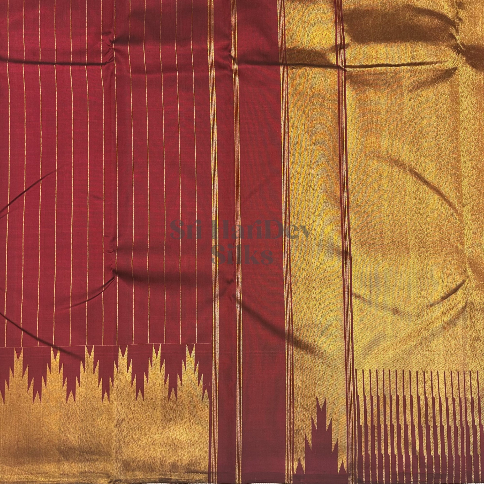 SHS9021 Kanchipuram Pure Handloom Silk Sari