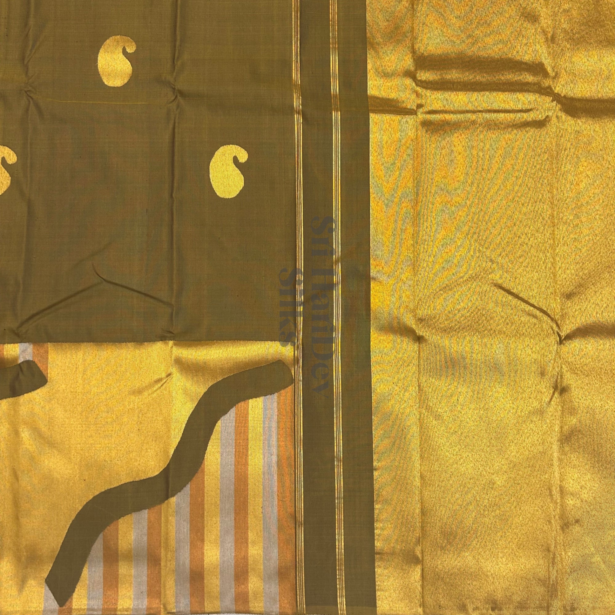 SHS8965 Kanchipuram Handloom Silk Saree