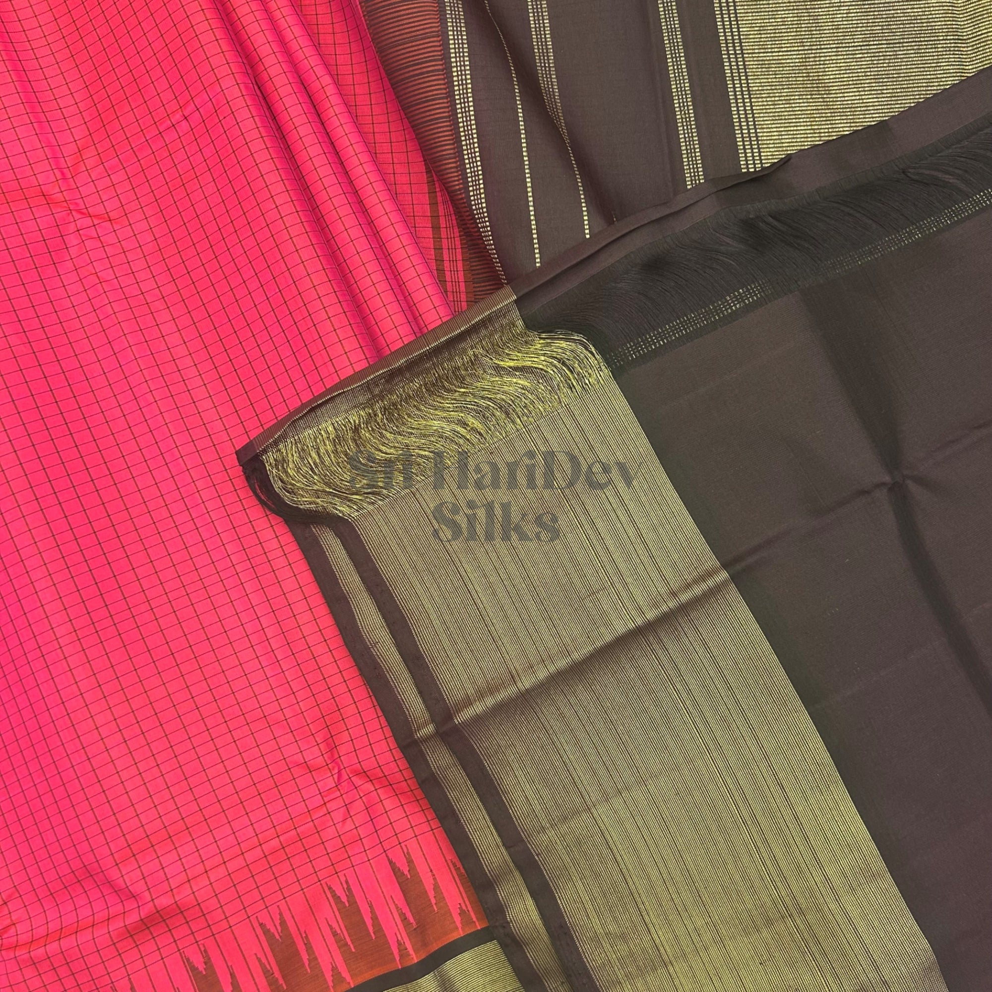 SHS8980 Kanchipuram Pure Handloom Silk Sari