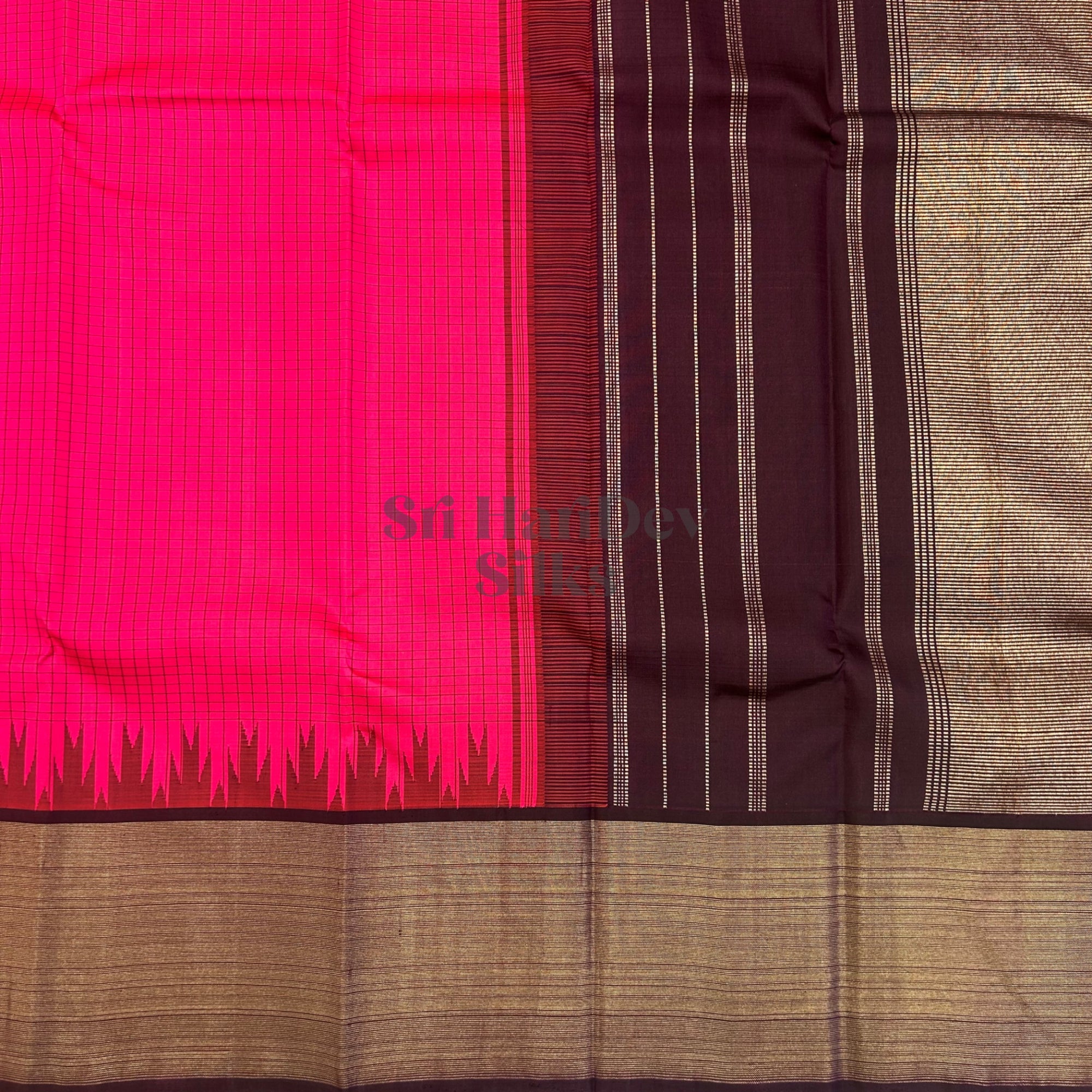 SHS8980 Kanchipuram Pure Handloom Silk Sari