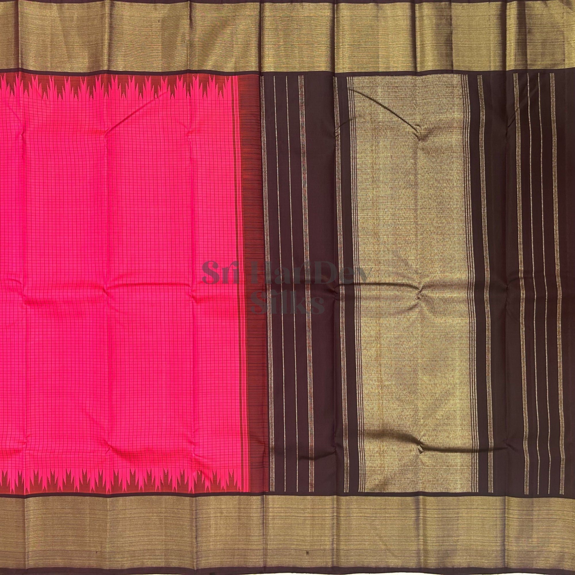 SHS8980 Kanchipuram Pure Handloom Silk Sari