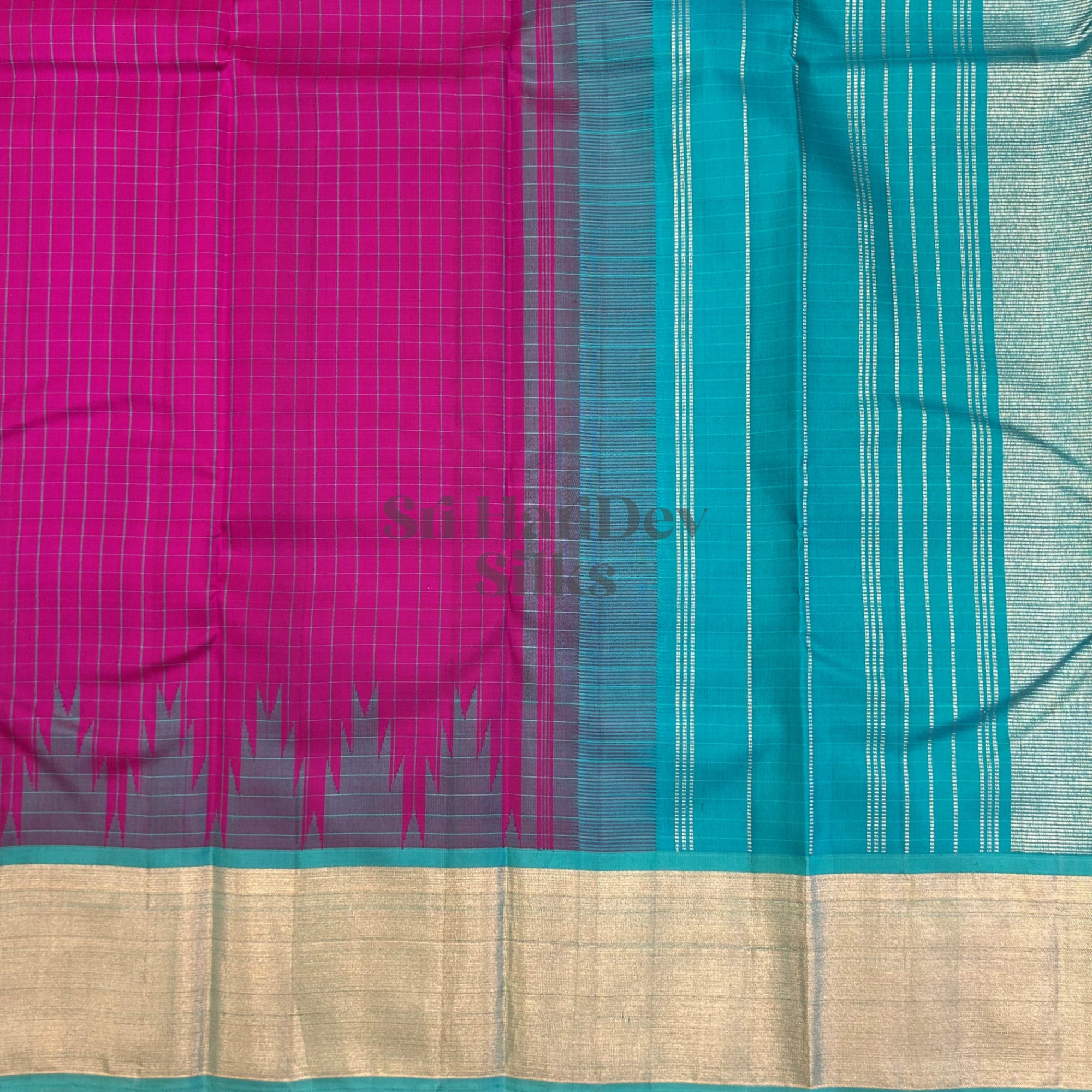 SHS8979 Kanchipuram Pure Handloom Silk Sari