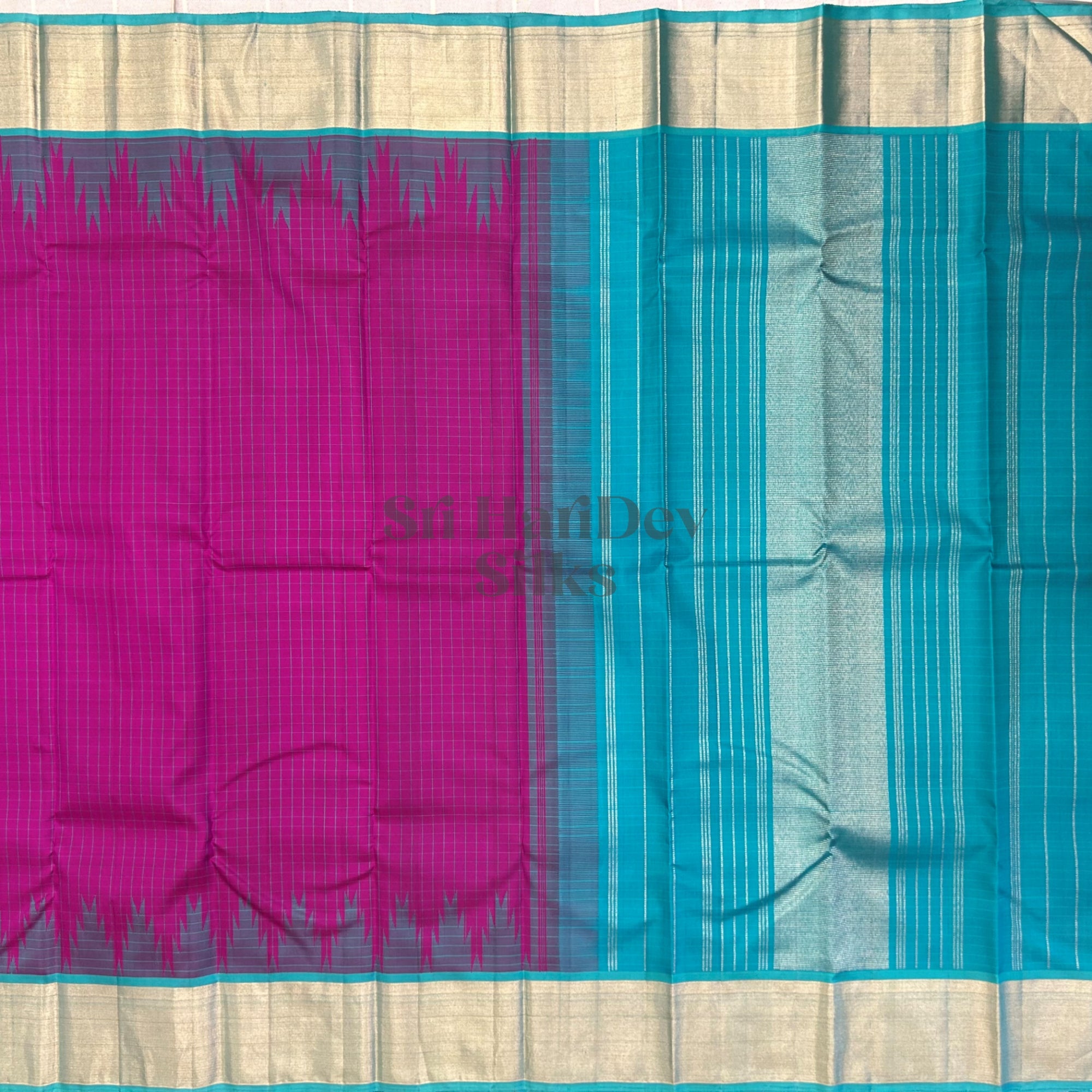 SHS8979 Kanchipuram Pure Handloom Silk Sari