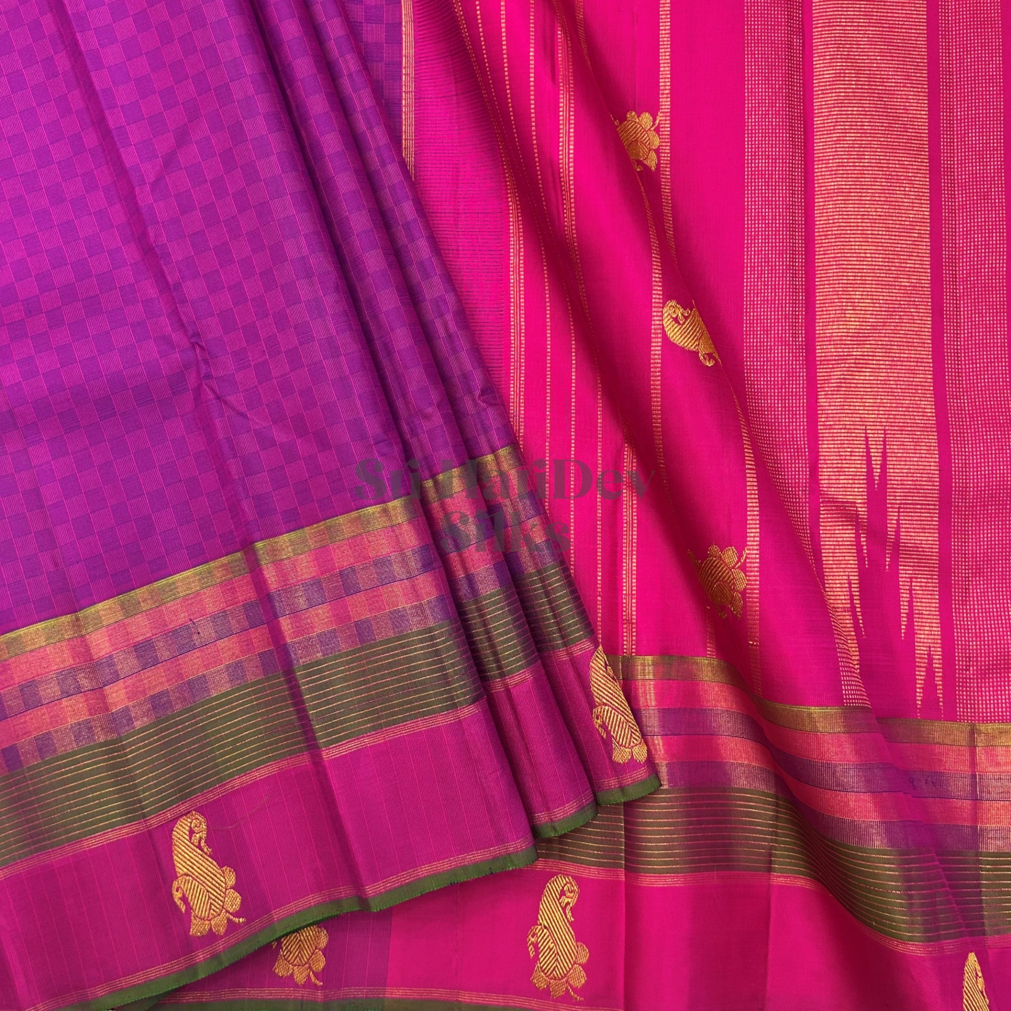 SHS8939 Kanchipuram Handloom Silk Saree