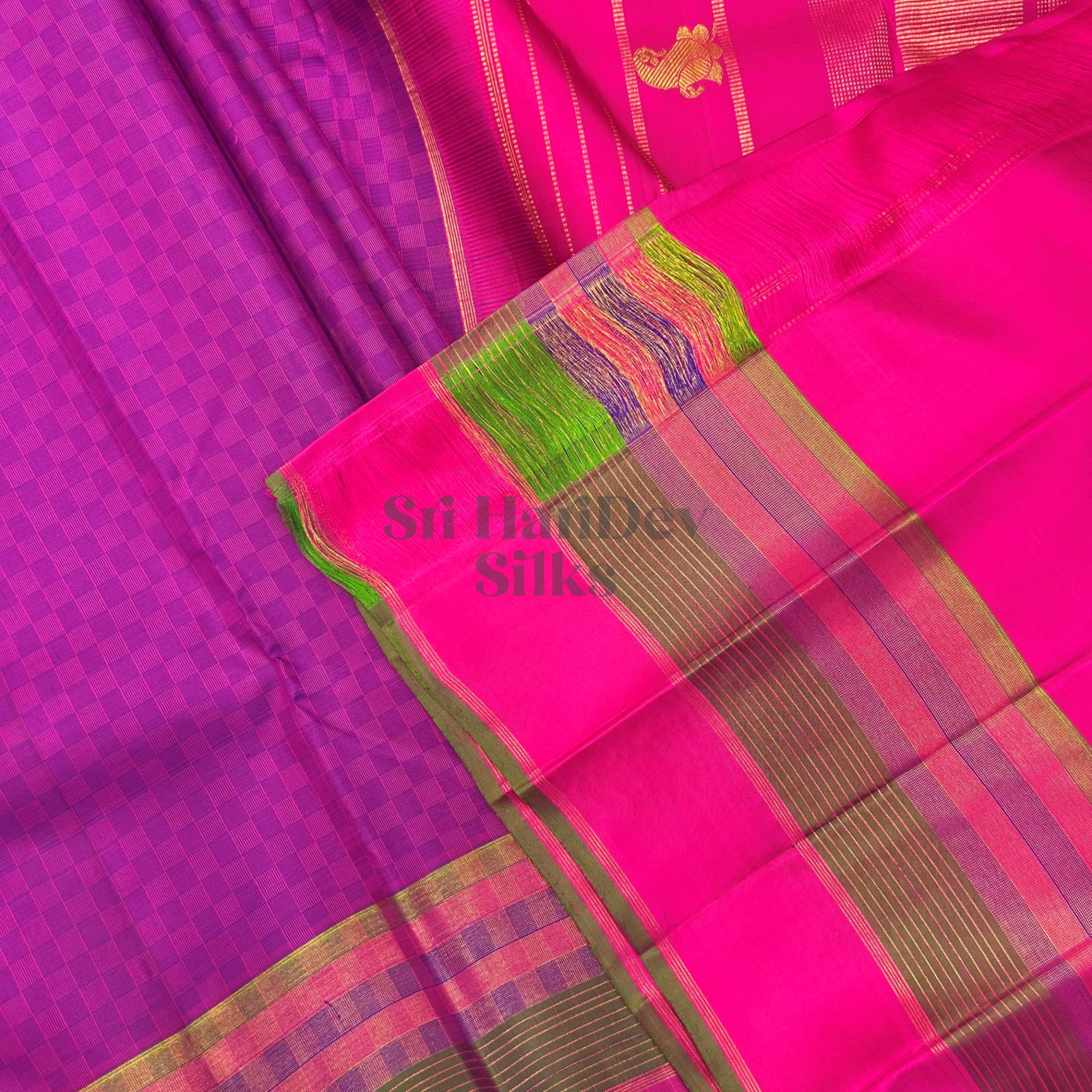SHS8939 Kanchipuram Handloom Silk Saree