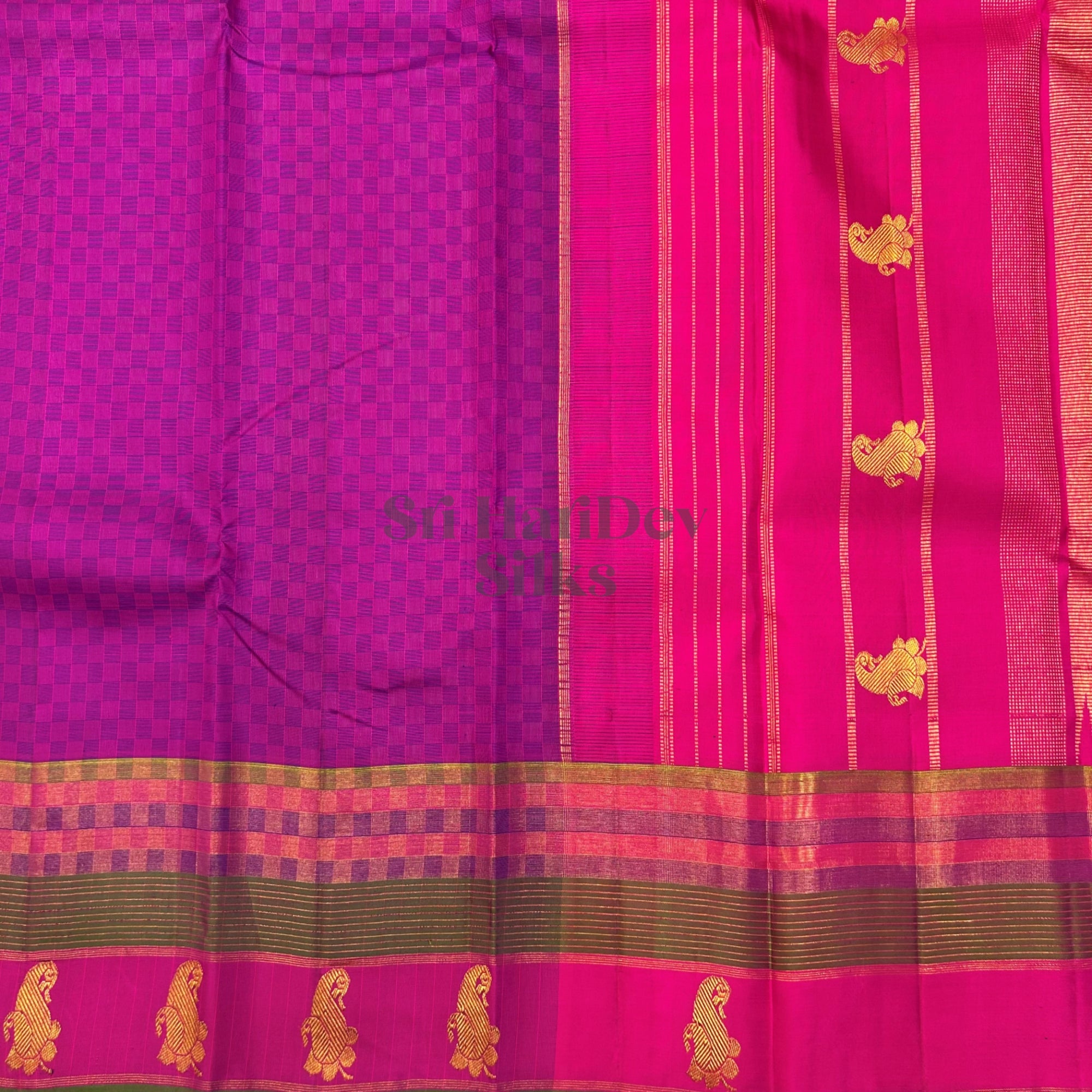 SHS8939 Kanchipuram Handloom Silk Saree