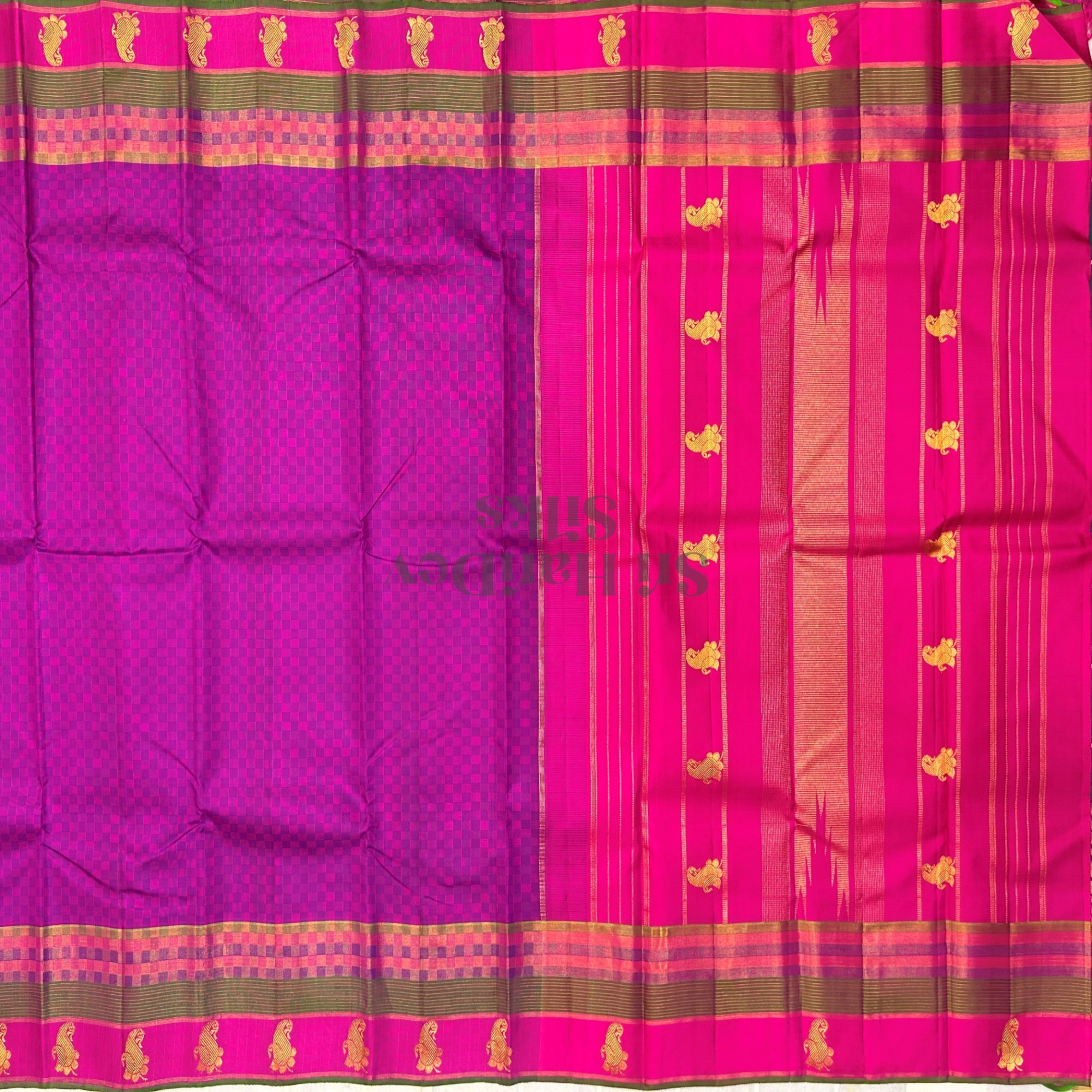 SHS8939 Kanchipuram Handloom Silk Saree