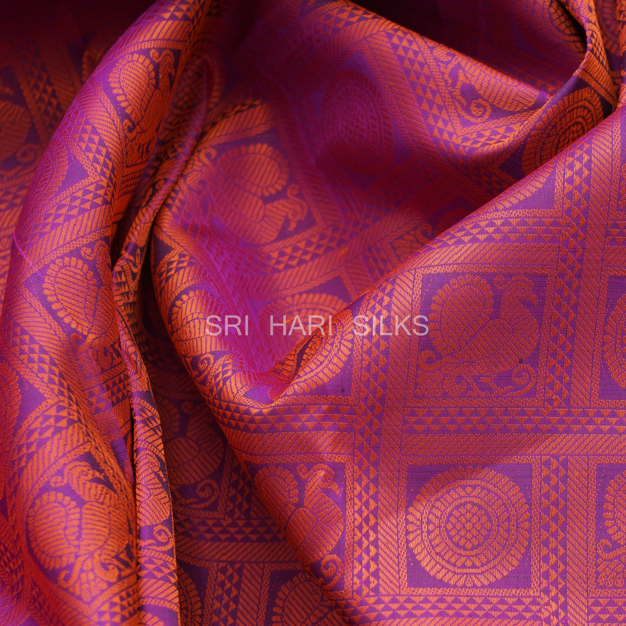 SHS1375 Kanchipuram pure handloom Silk Sari