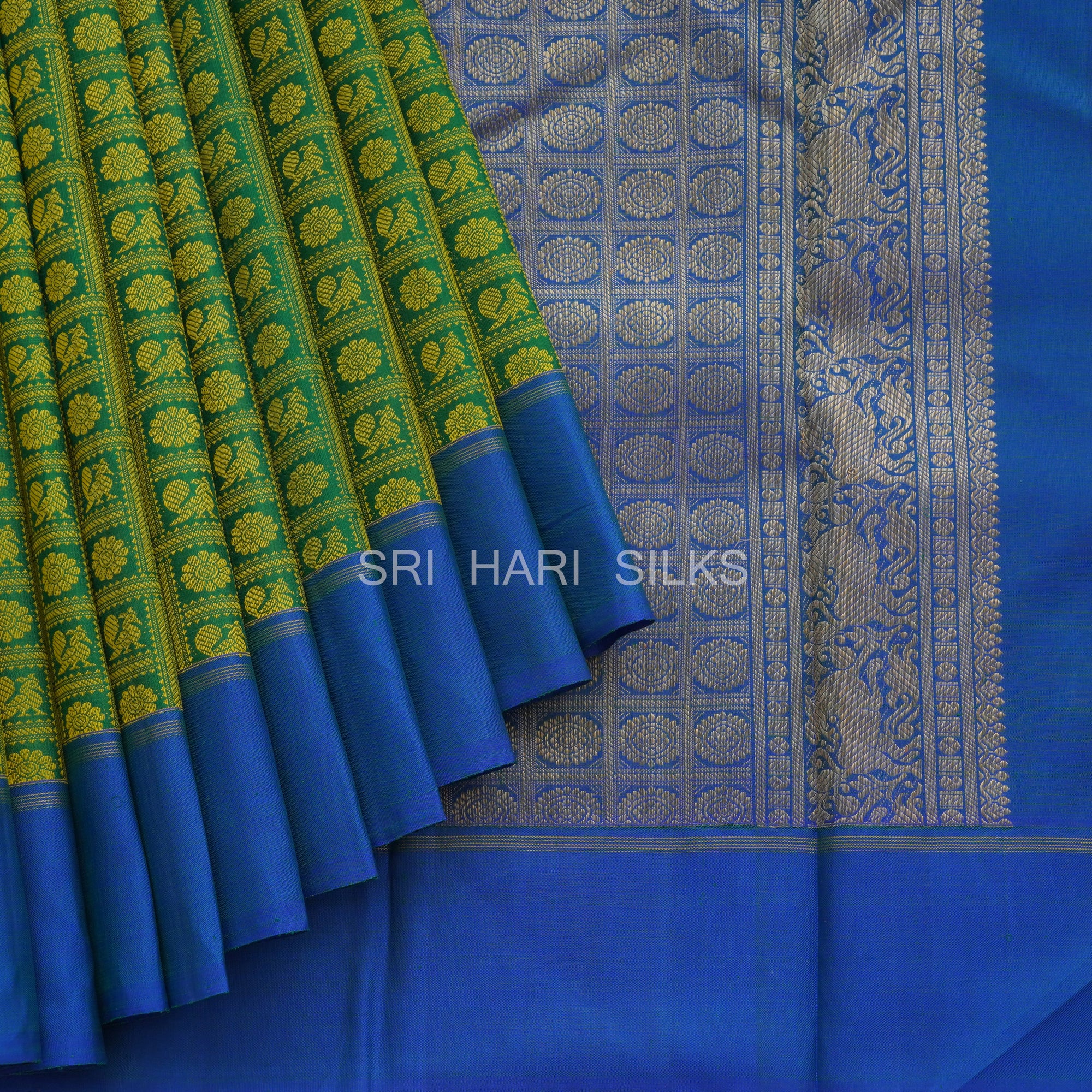 SHS2212 Kanchipuram pure handloom Silk Sari