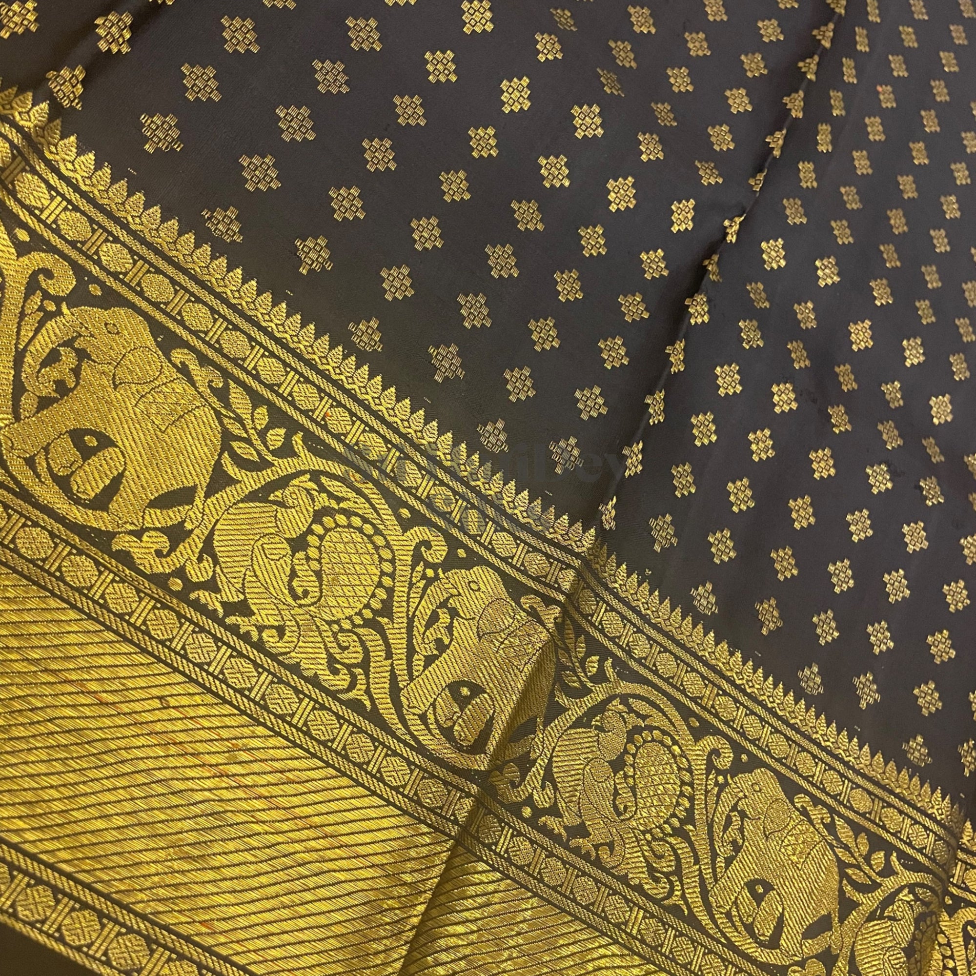SHSDU5800 Kanchipuram Pure Handloom Silk Dupatta
