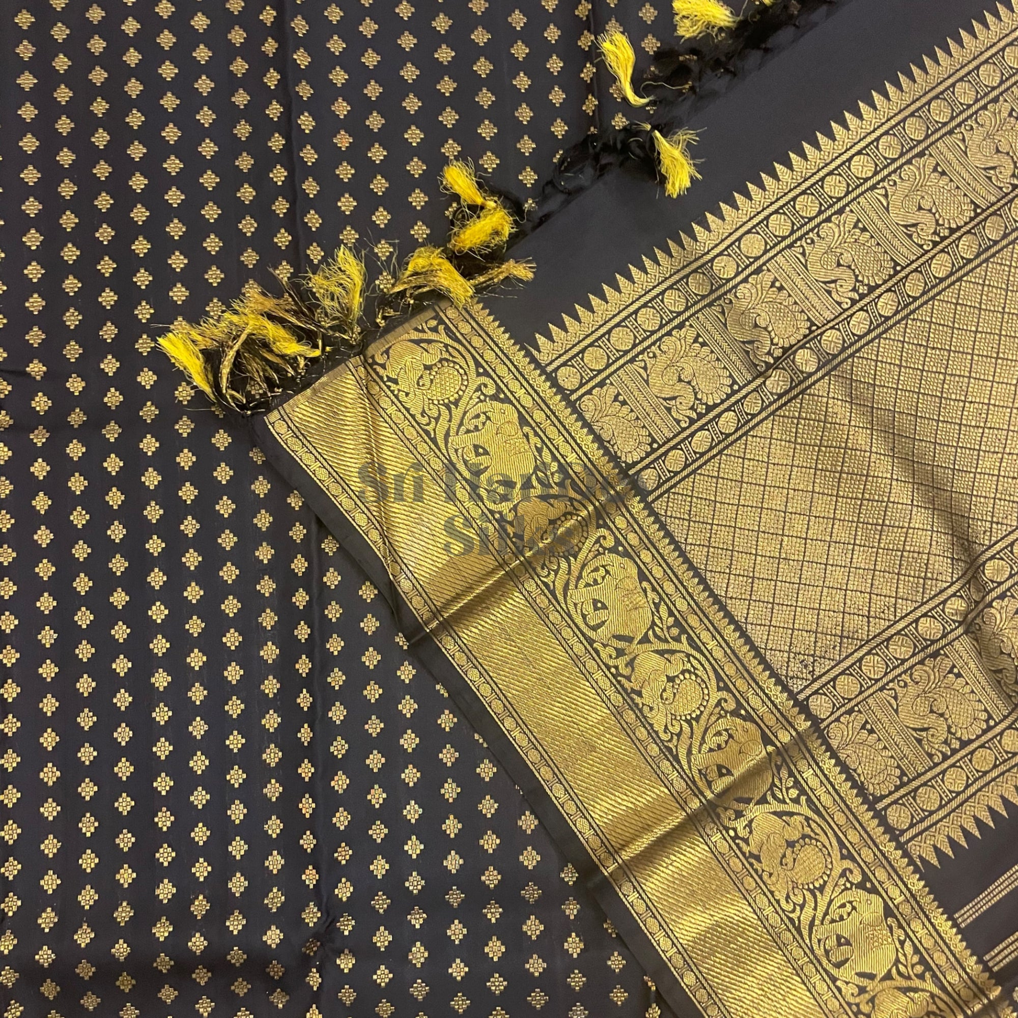 SHSDU5800 Kanchipuram Pure Handloom Silk Dupatta