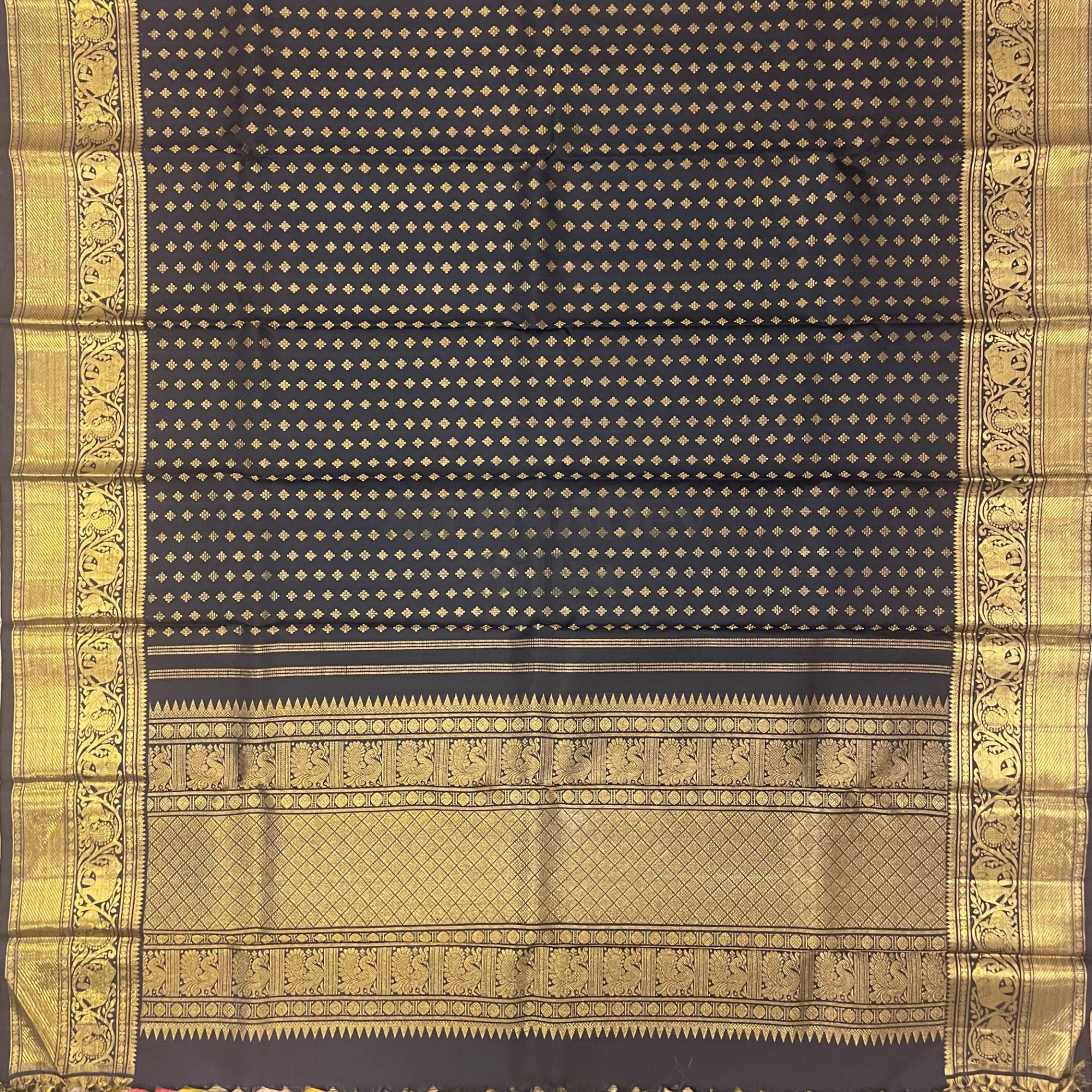 SHSDU5800 Kanchipuram Pure Handloom Silk Dupatta