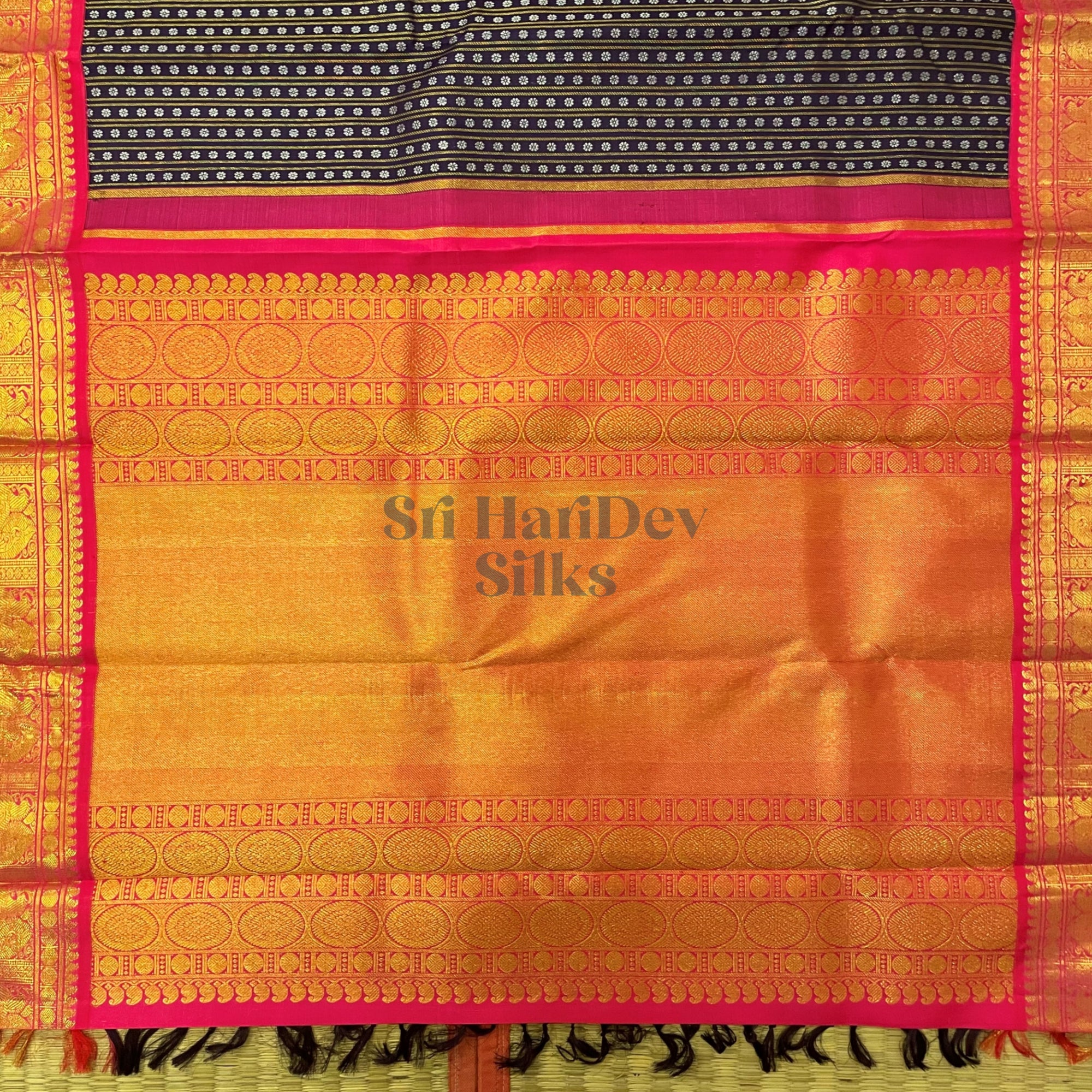 SHS5809 Kanchipuram Pure Handloom Silk Sari