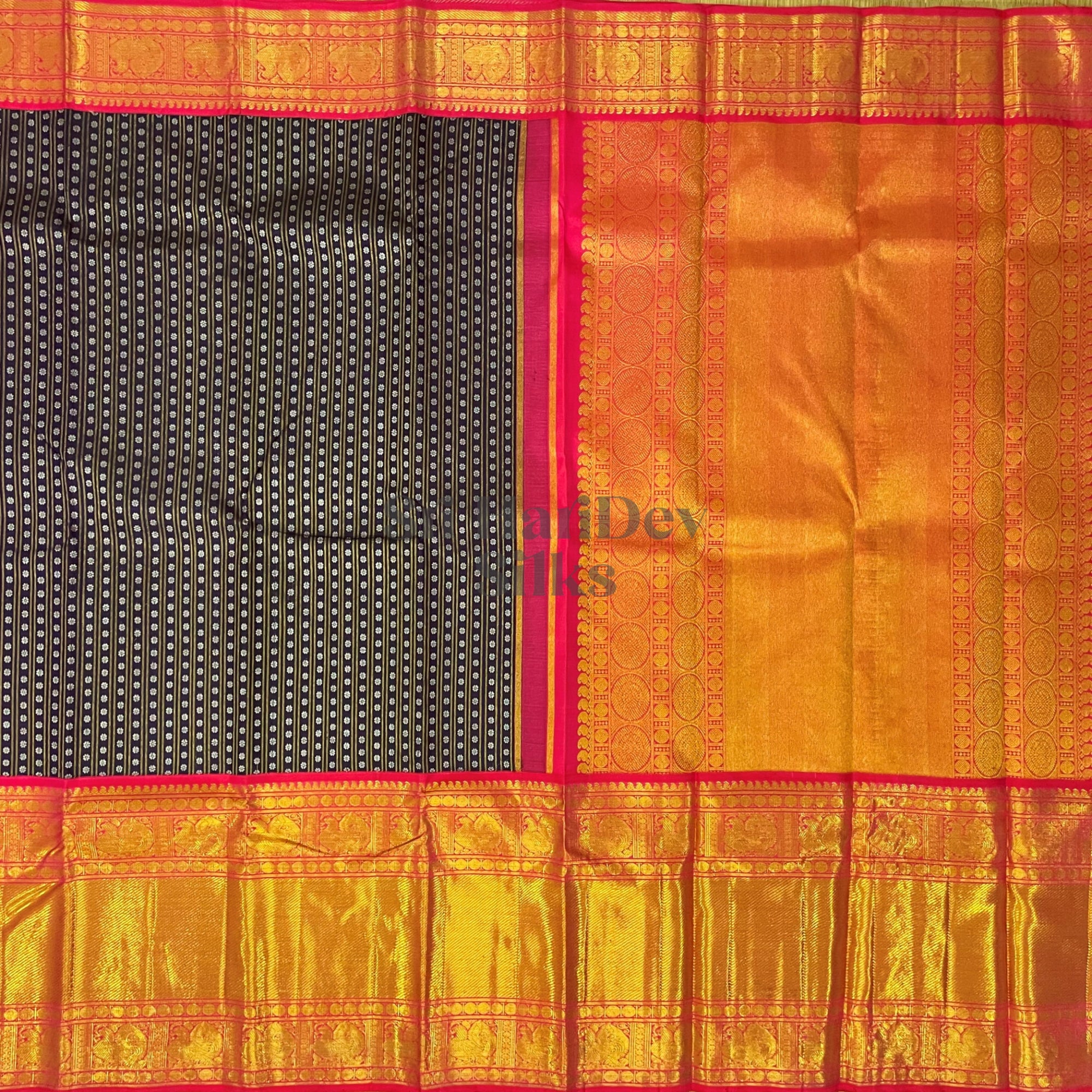 SHS5809 Kanchipuram Pure Handloom Silk Sari
