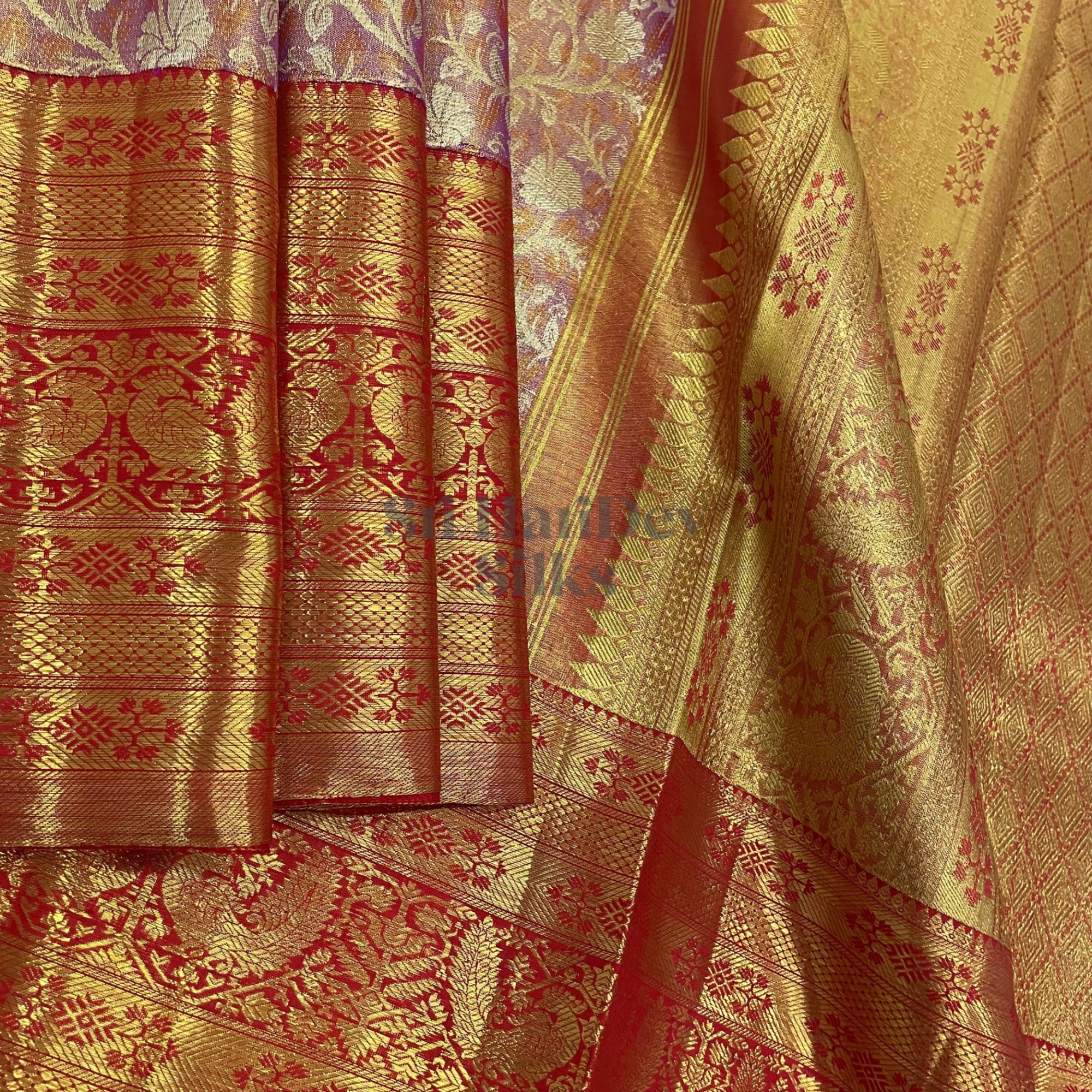 SHS4453 Kanchipuram Pure Handloom Silk Sari
