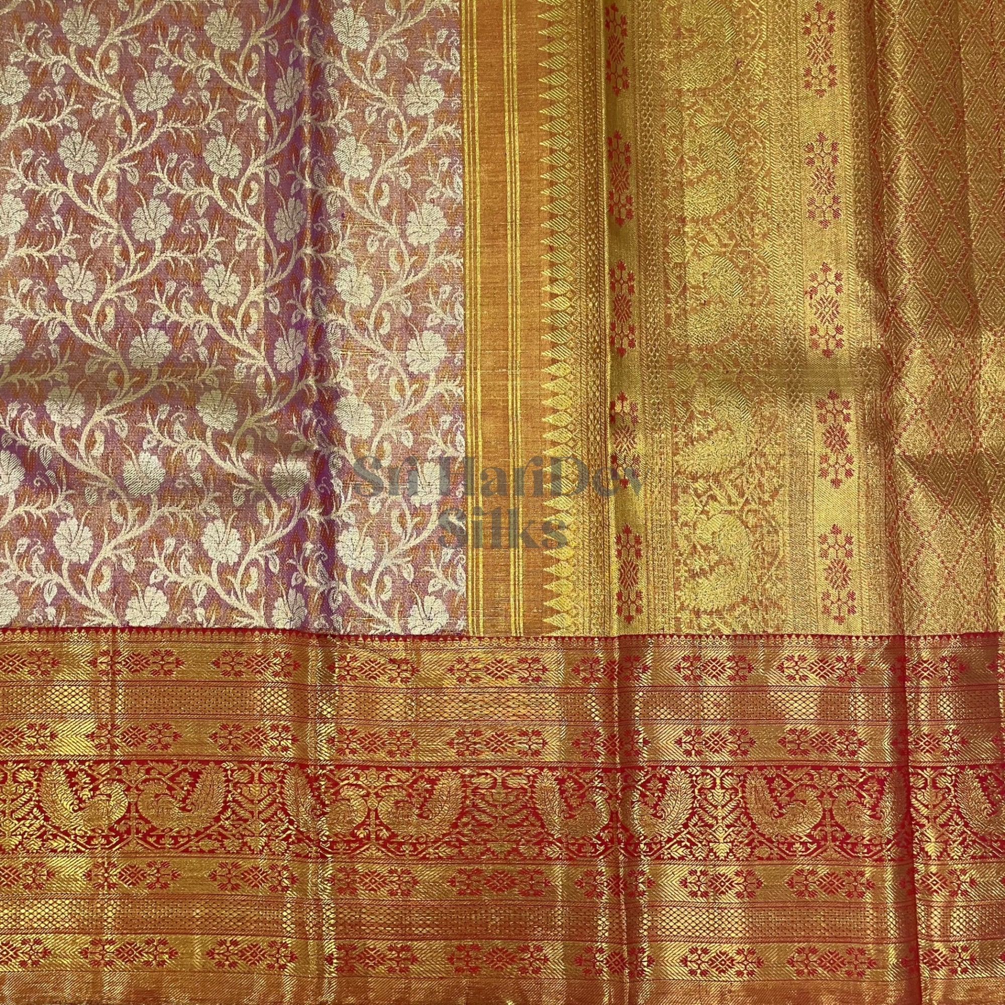 SHS4453 Kanchipuram Pure Handloom Silk Sari