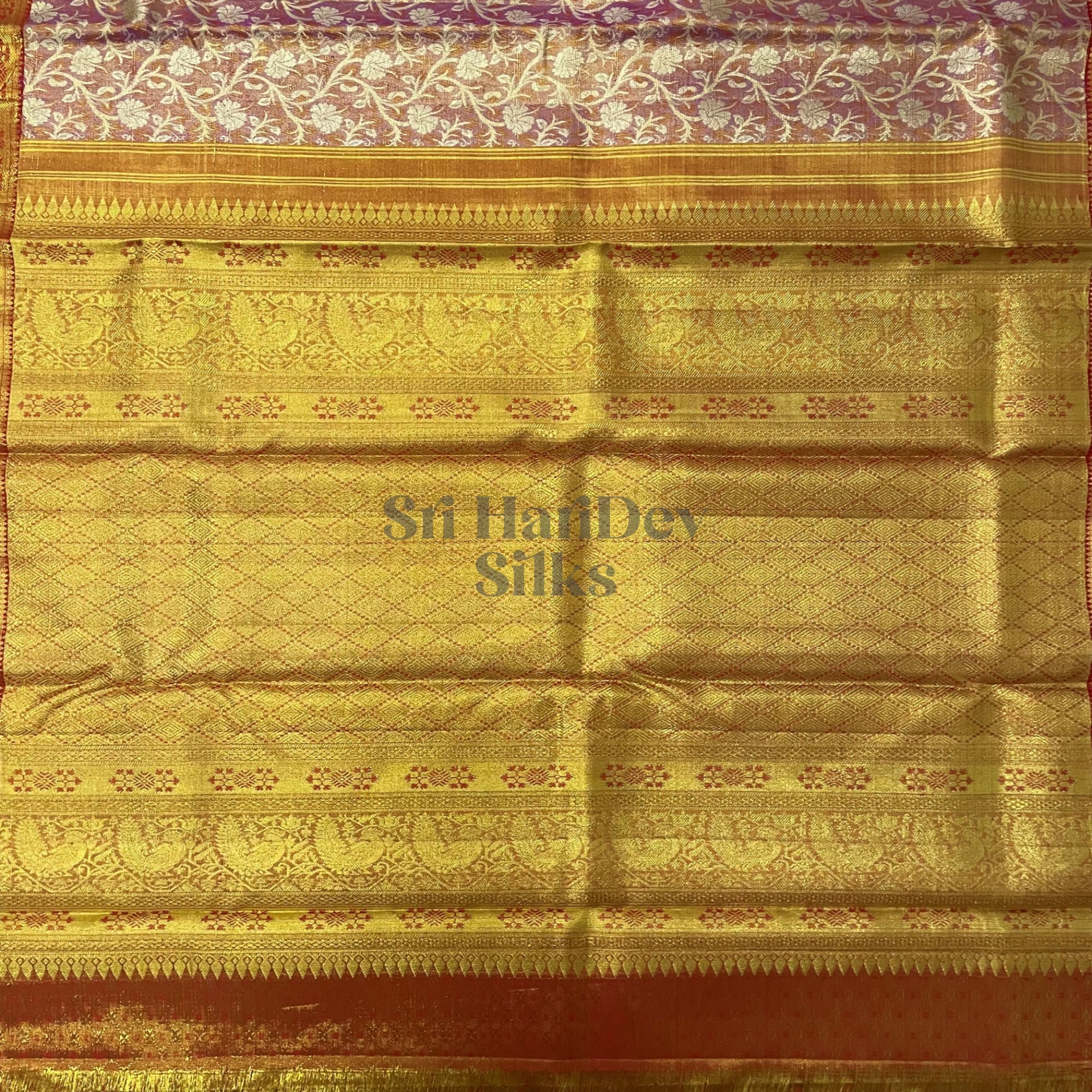 SHS4453 Kanchipuram Pure Handloom Silk Sari