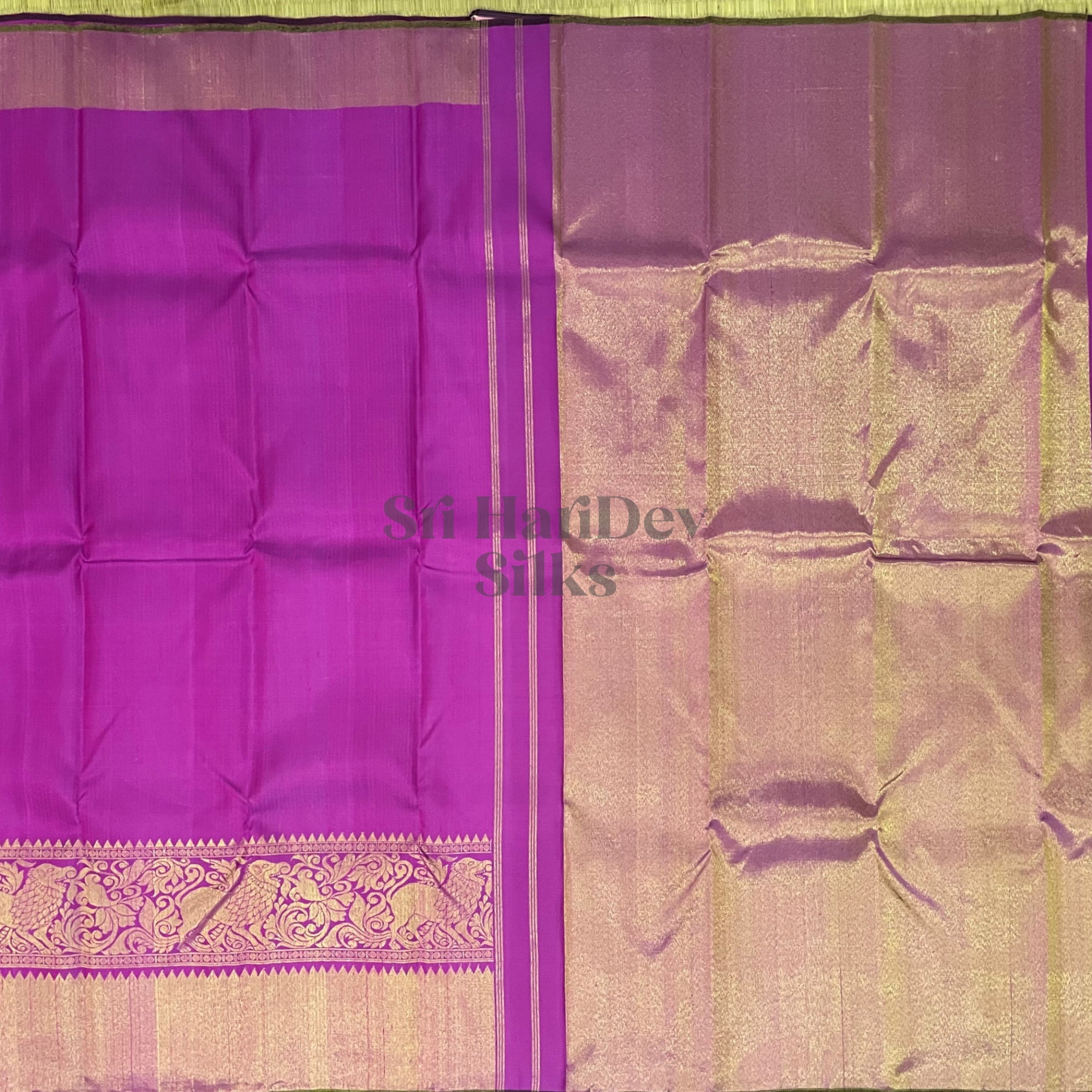 SHSPAI01 Kanchipuram Pure Handloom Silk Sari
