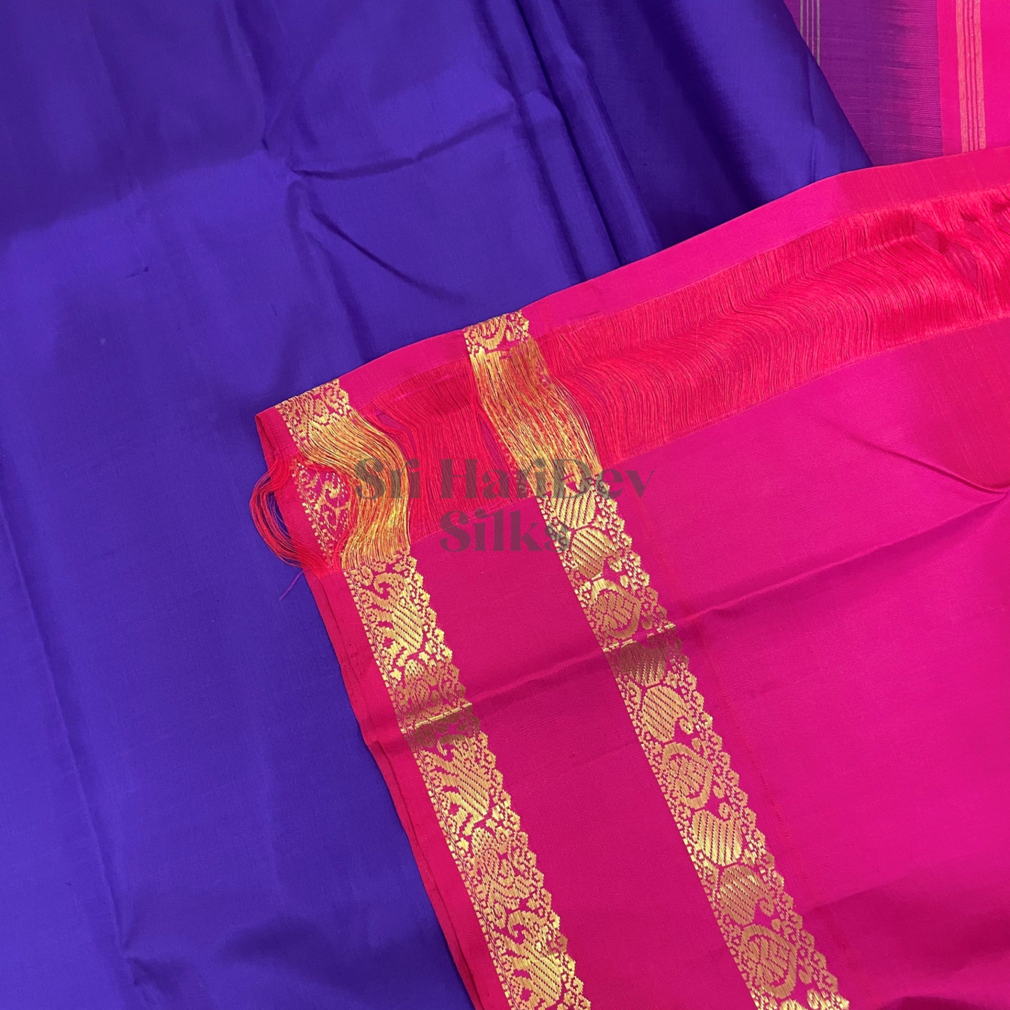 SHSKUM01 Kanchipuram Pure Handloom Silk Sari