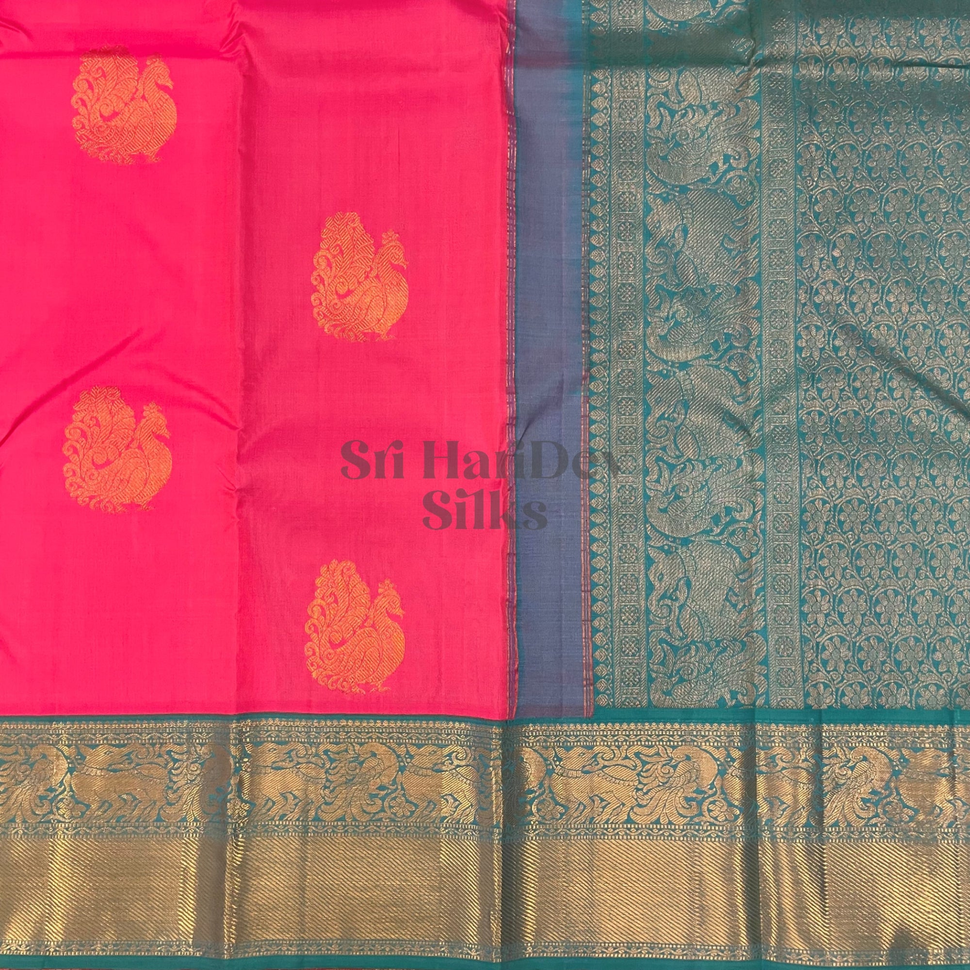 SHS5920 Kanchipuram pure handloom Silk Sari
