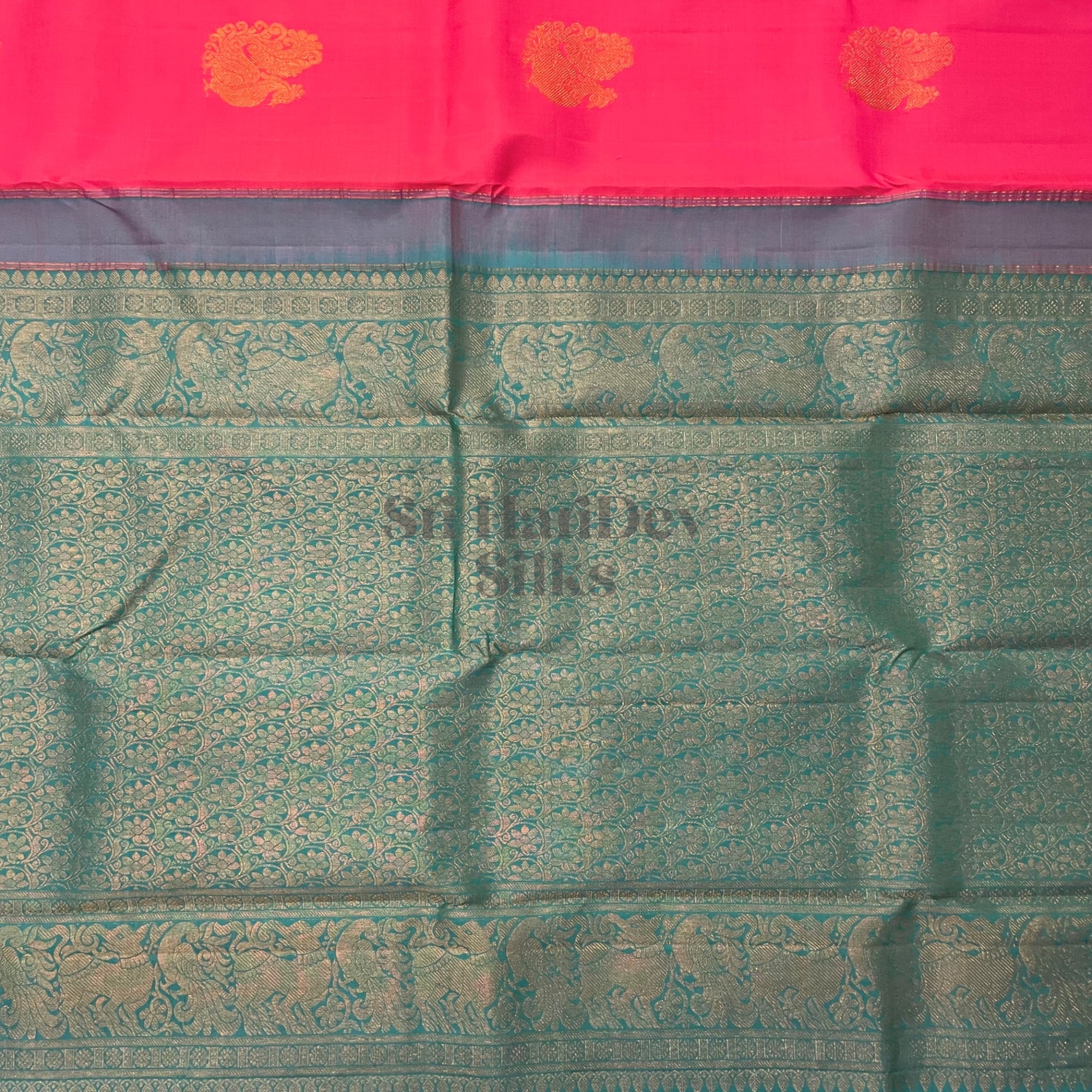 SHS5920 Kanchipuram pure handloom Silk Sari
