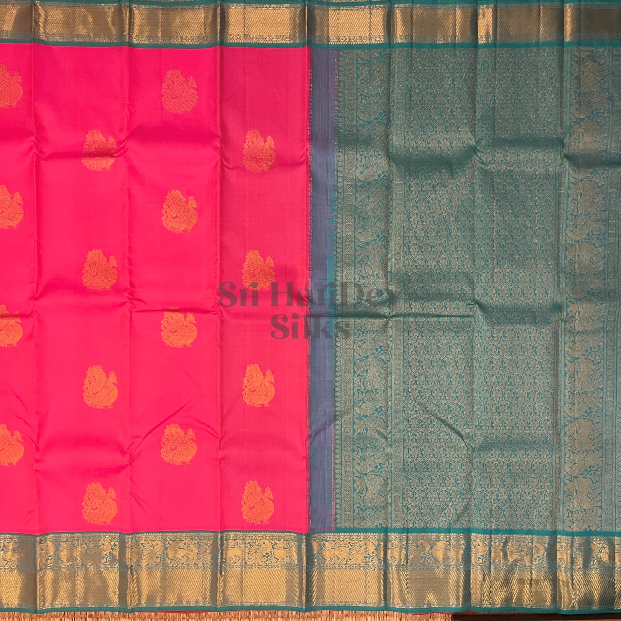SHS5920 Kanchipuram pure handloom Silk Sari