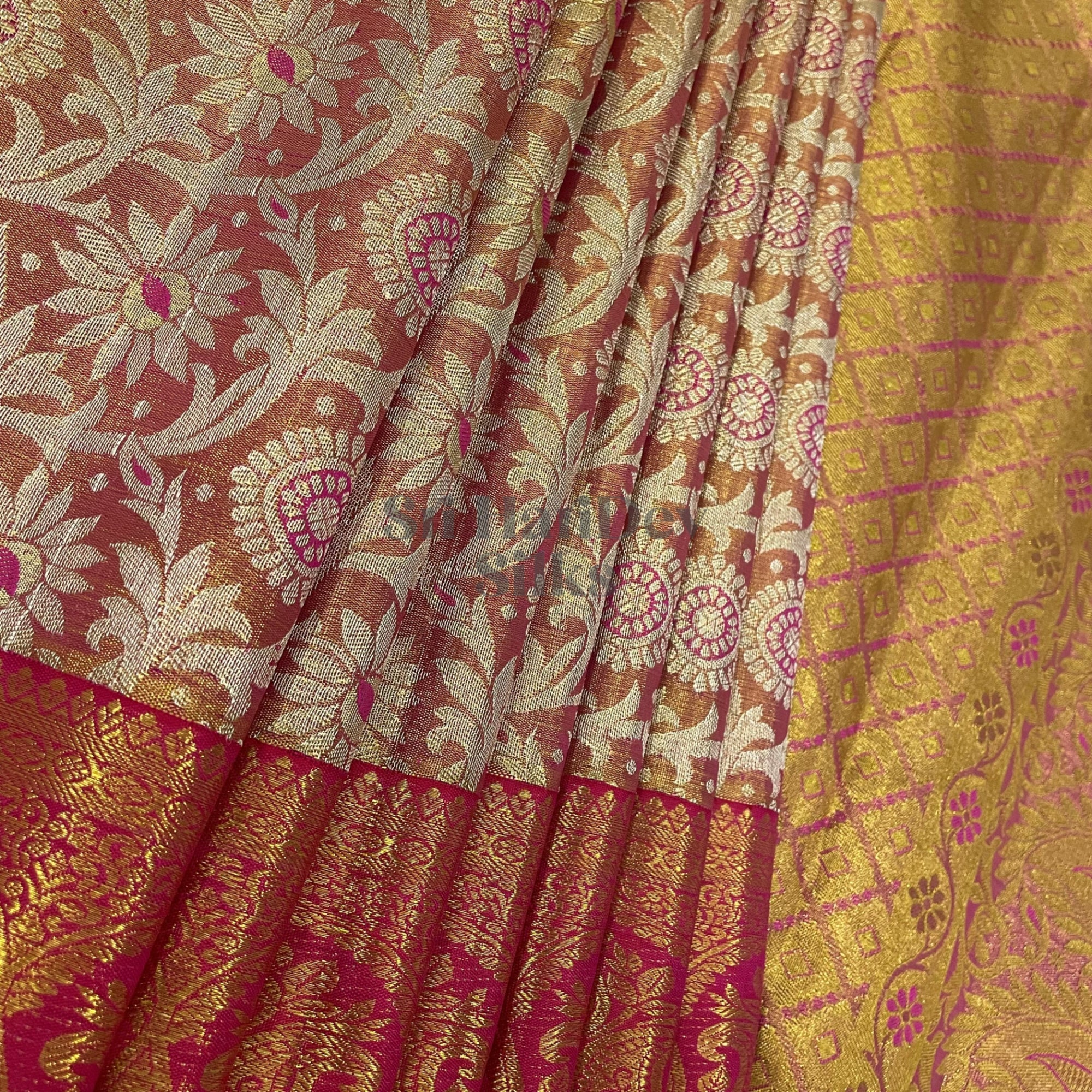 SHS4945 Kanchipuram Wedding Silk Sari