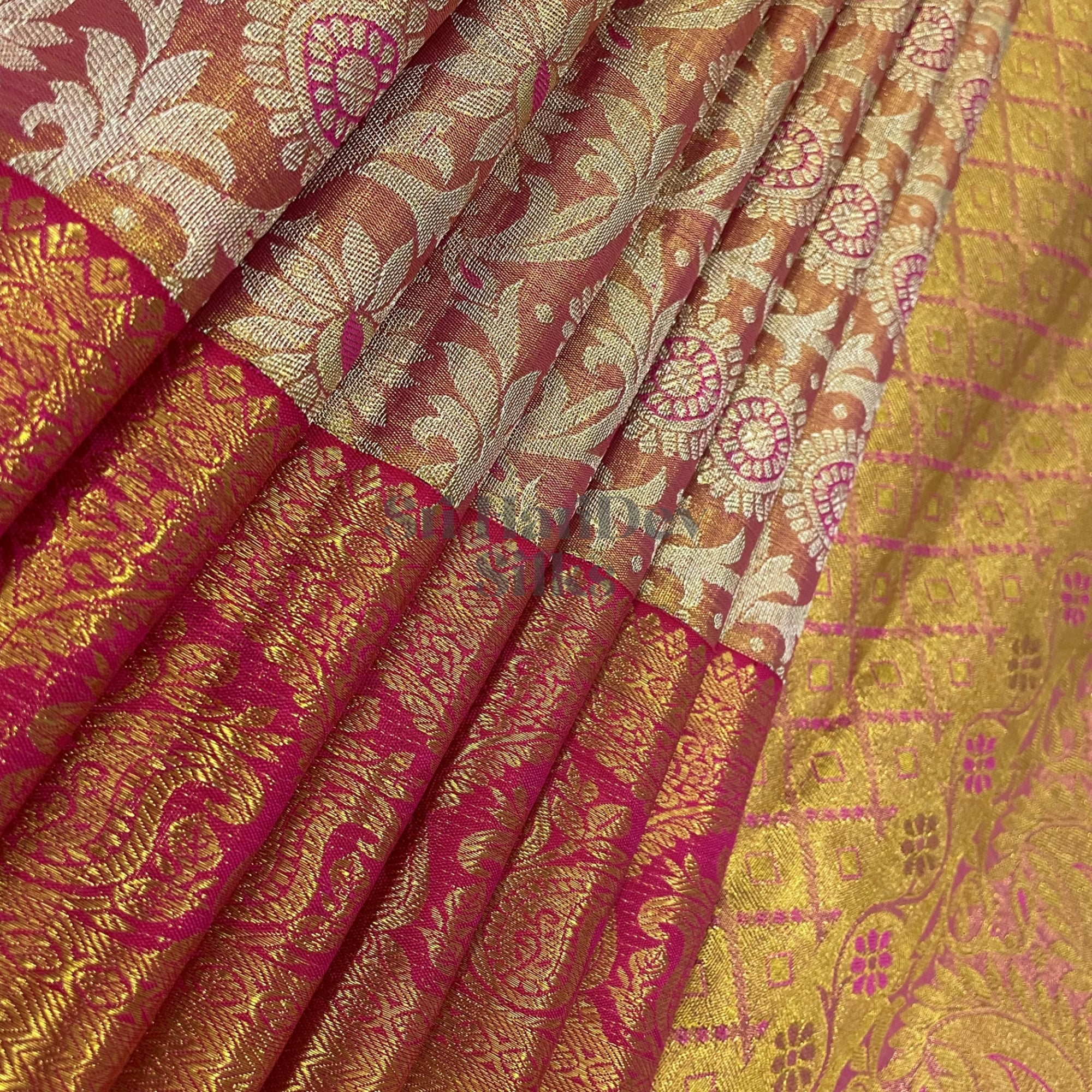 SHS4945 Kanchipuram Wedding Silk Sari