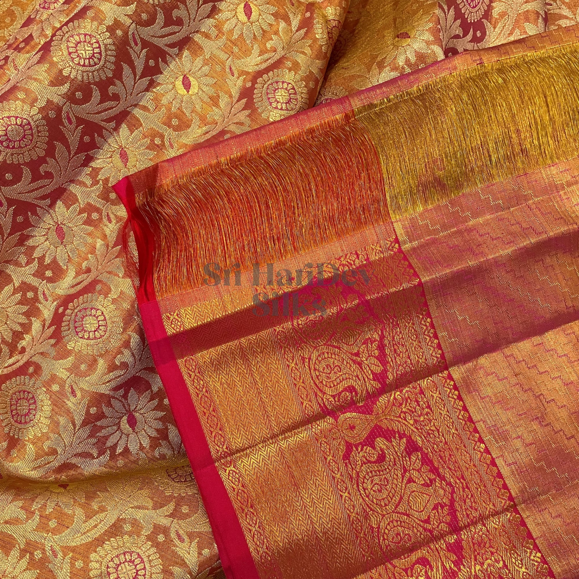 SHS4945 Kanchipuram Wedding Silk Sari