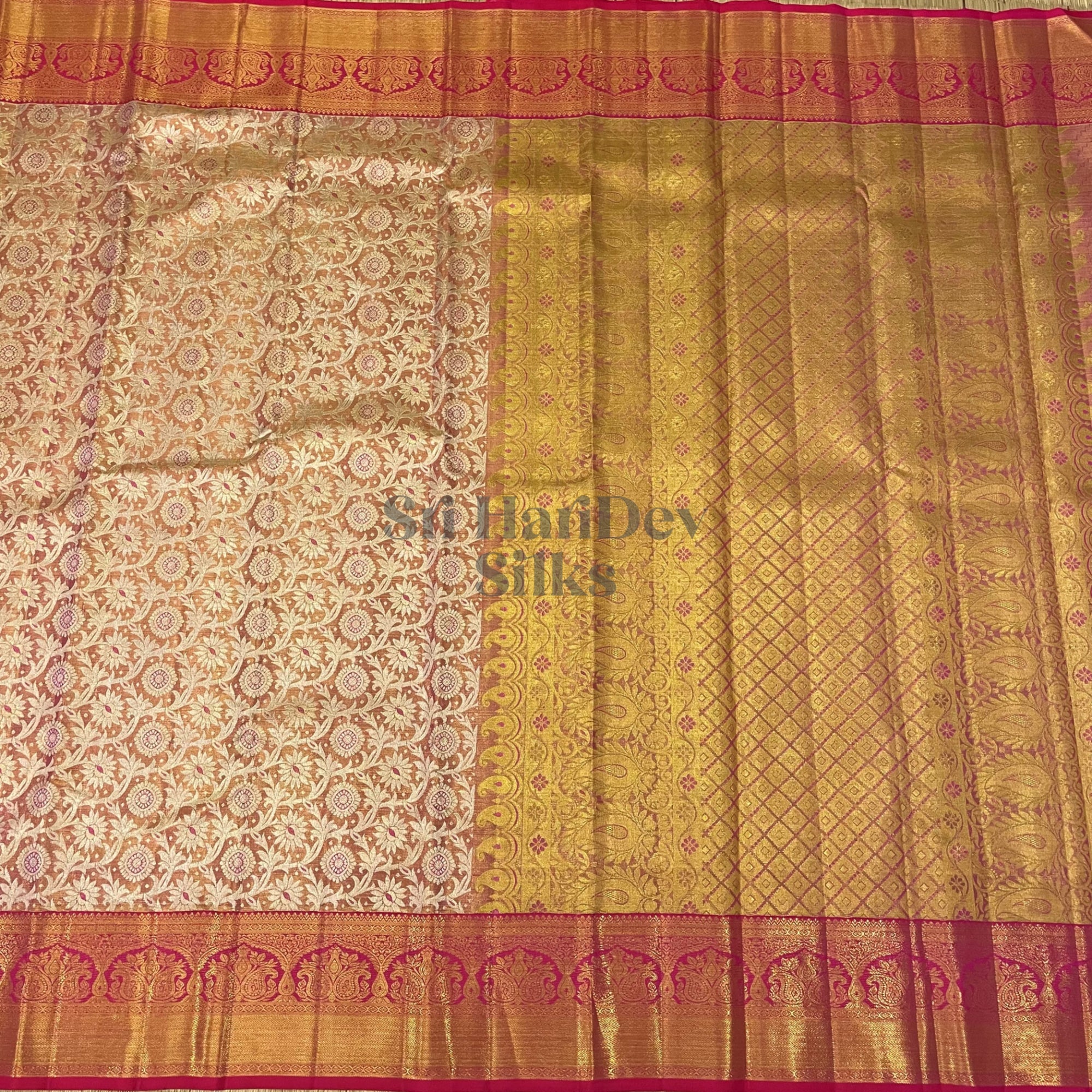 SHS4945 Kanchipuram Wedding Silk Sari