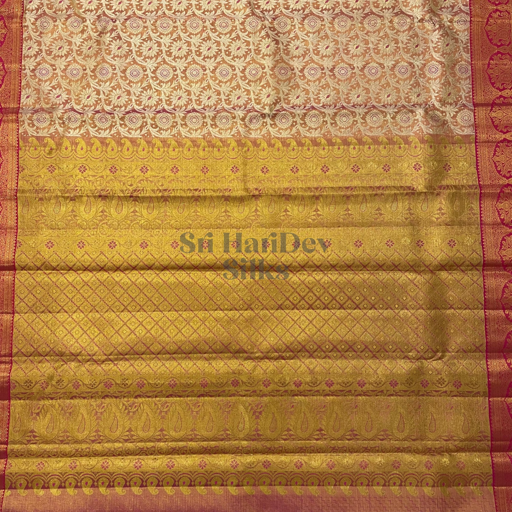 SHS4945 Kanchipuram Wedding Silk Sari